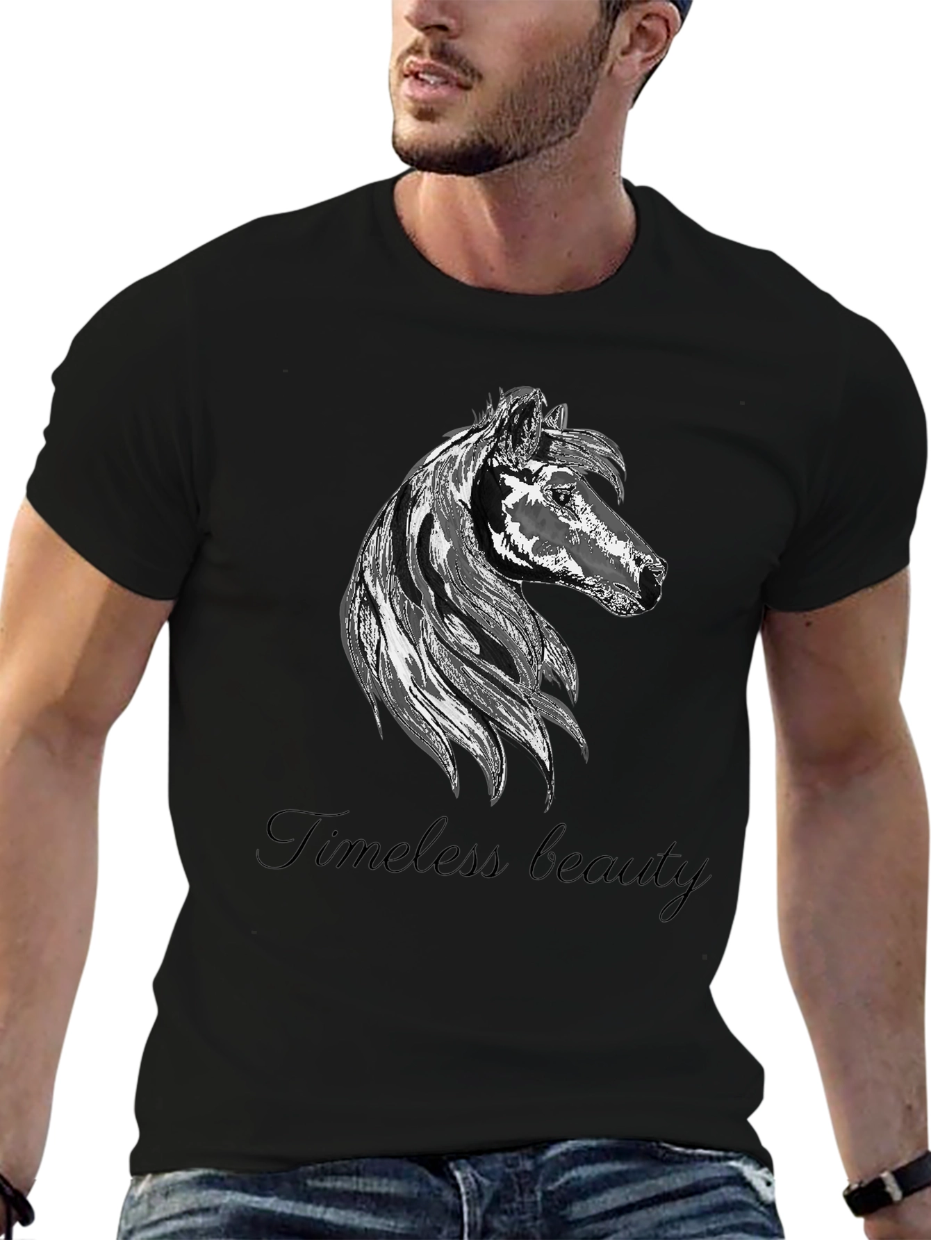 Timeless Beauty Horse Graphic Tee