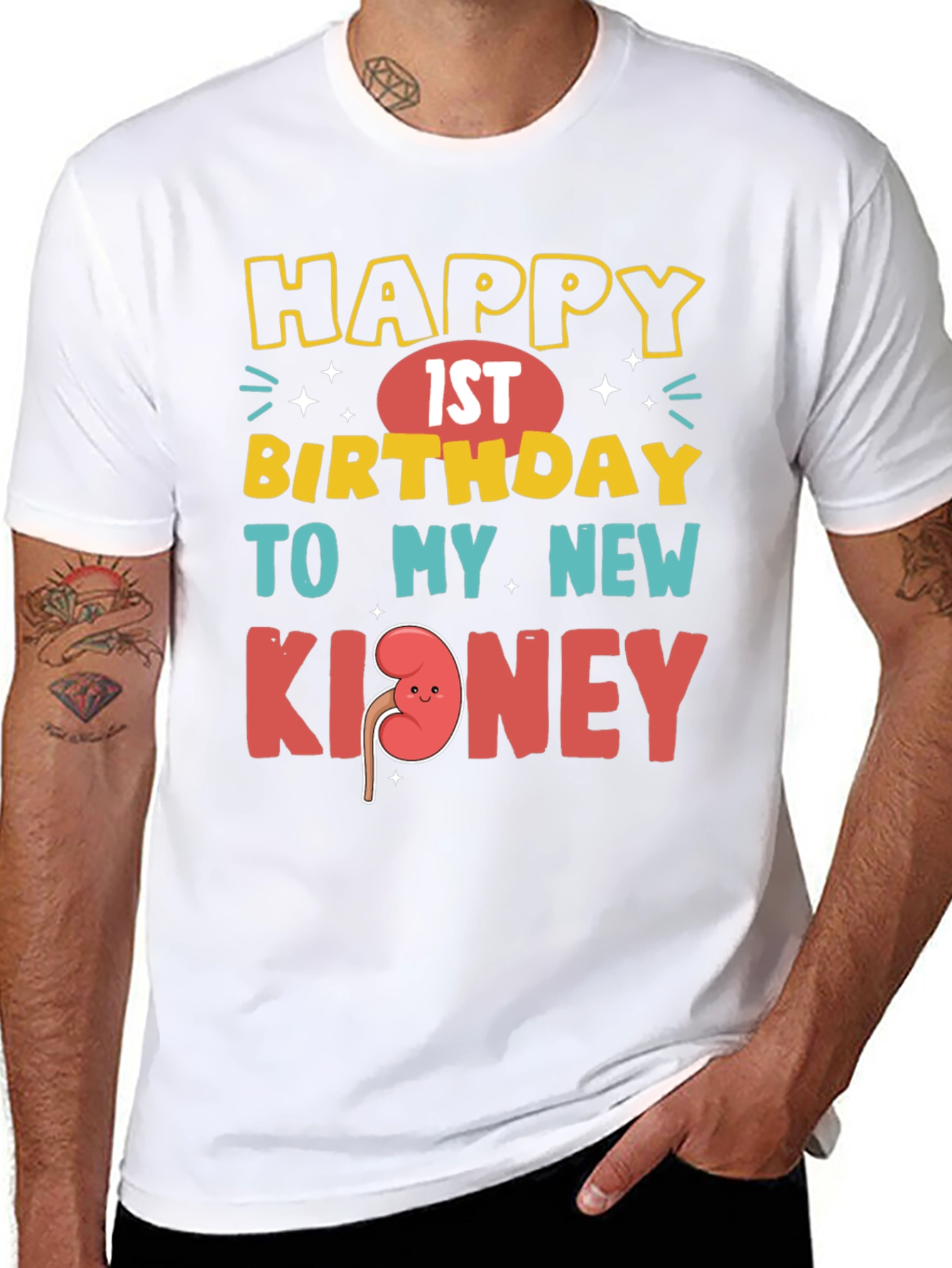 Funny 1st Birthday New Kidney T-Shirt