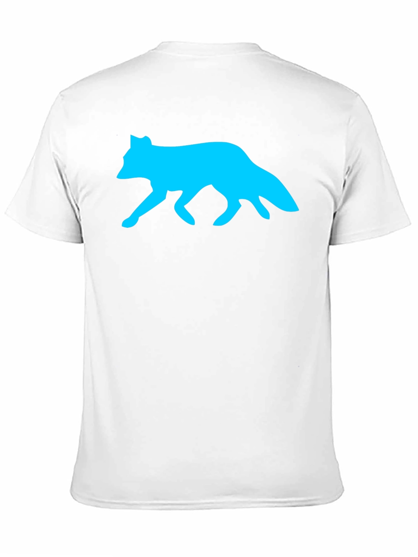 Fox Silhouette Graphic Tee - Cool Animal Print Shirt