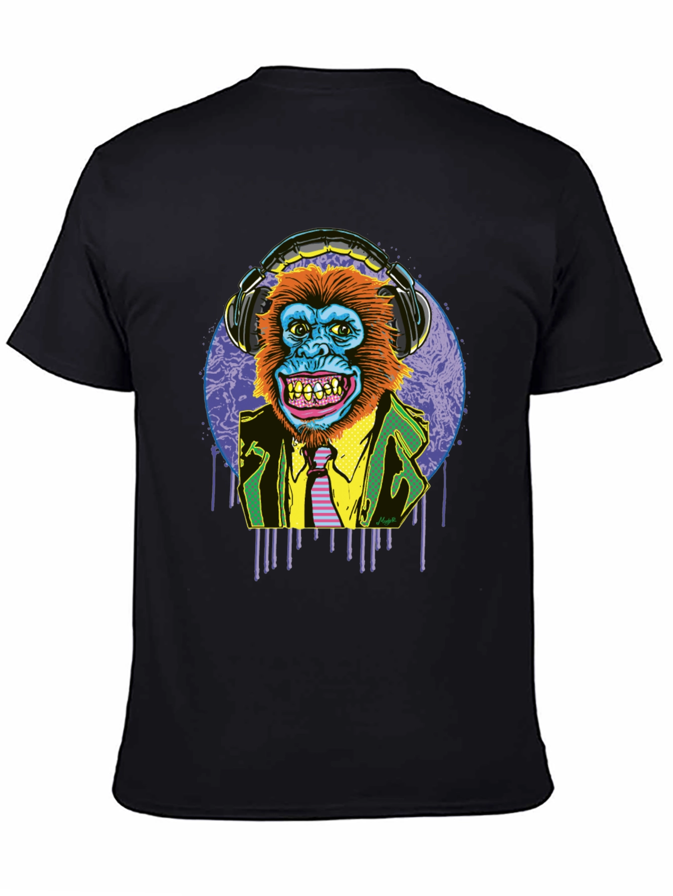 Funky Monkey Graphic T-Shirt - DJ Ape Design