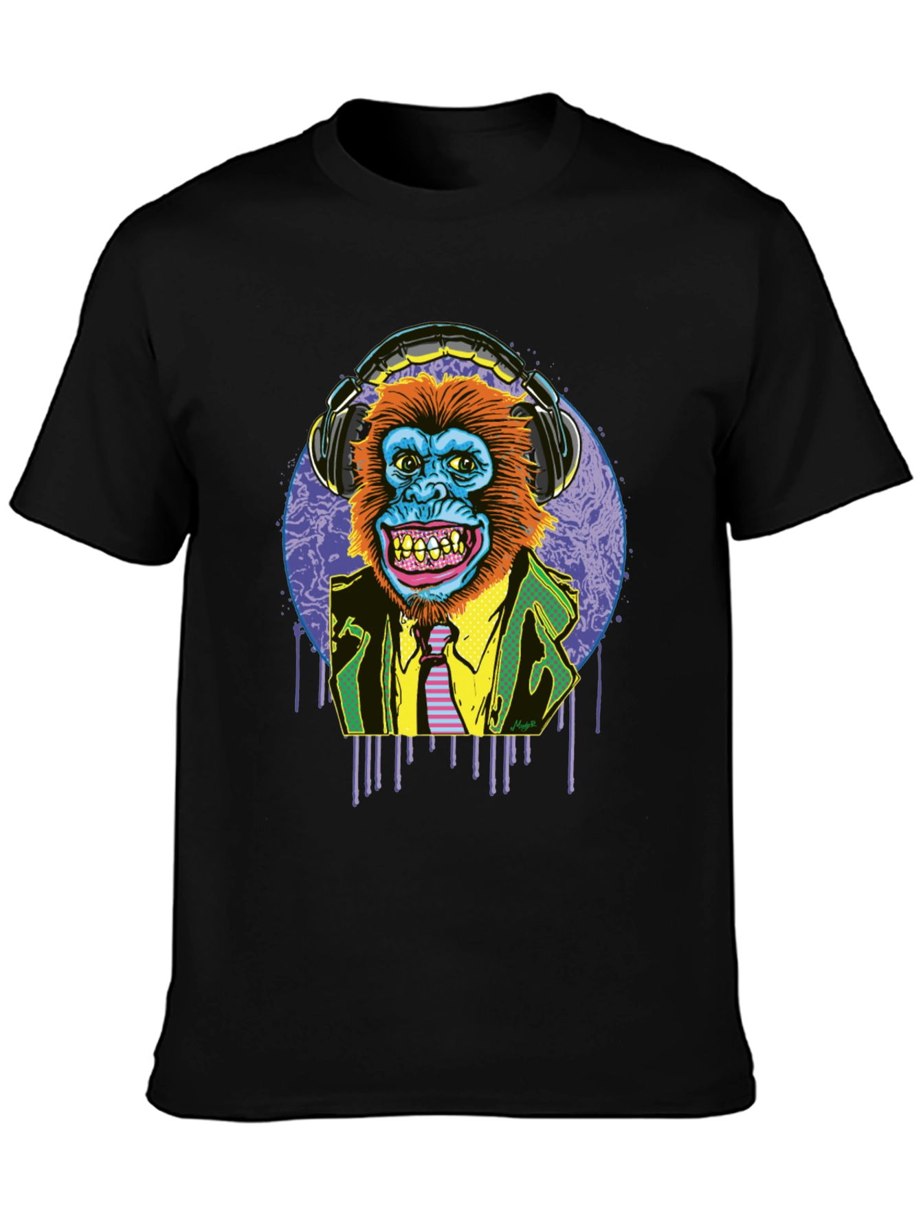 Funky Monkey Graphic T-Shirt - DJ Ape Design