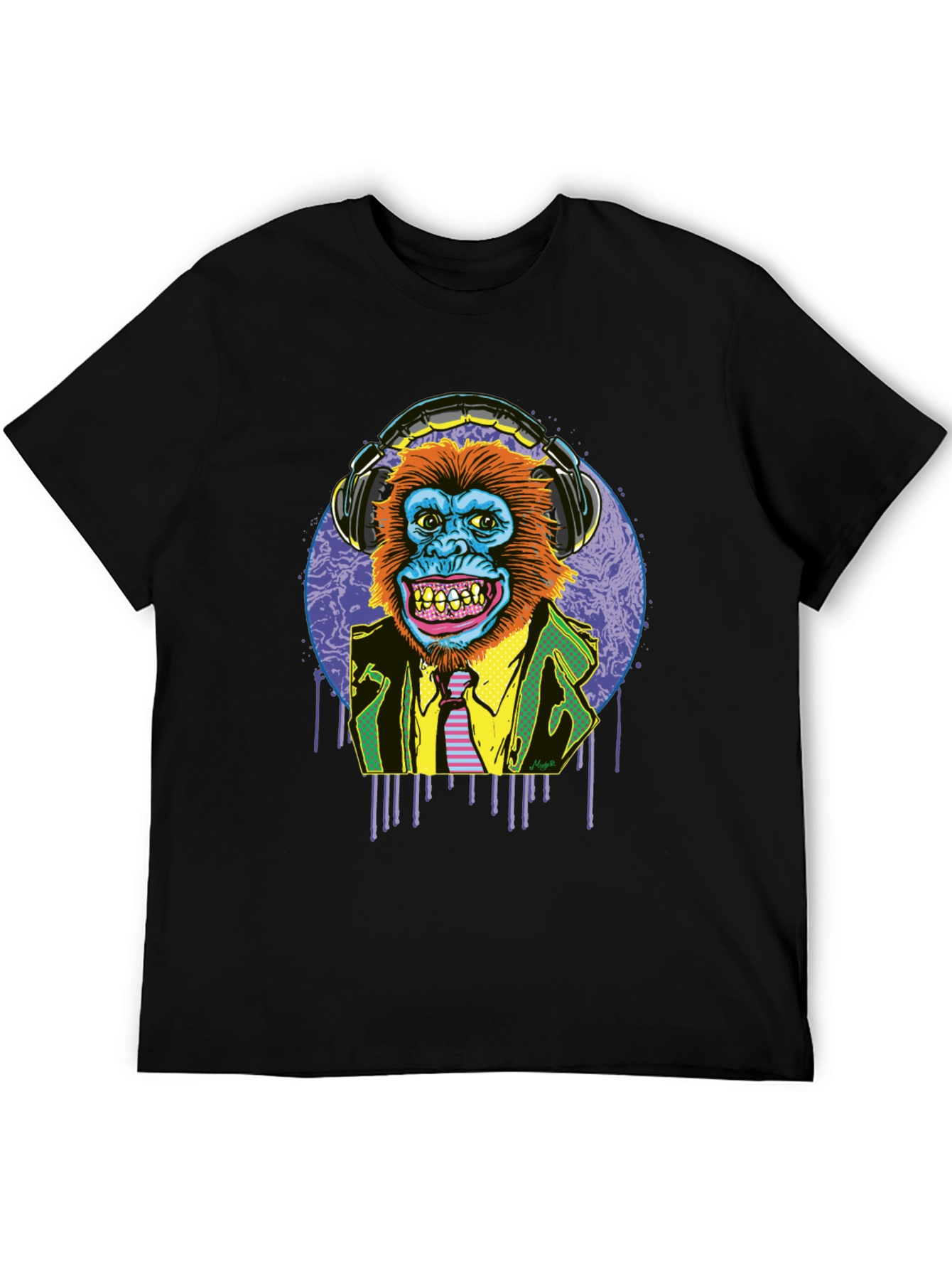 Funky Monkey Graphic T-Shirt - DJ Ape Design