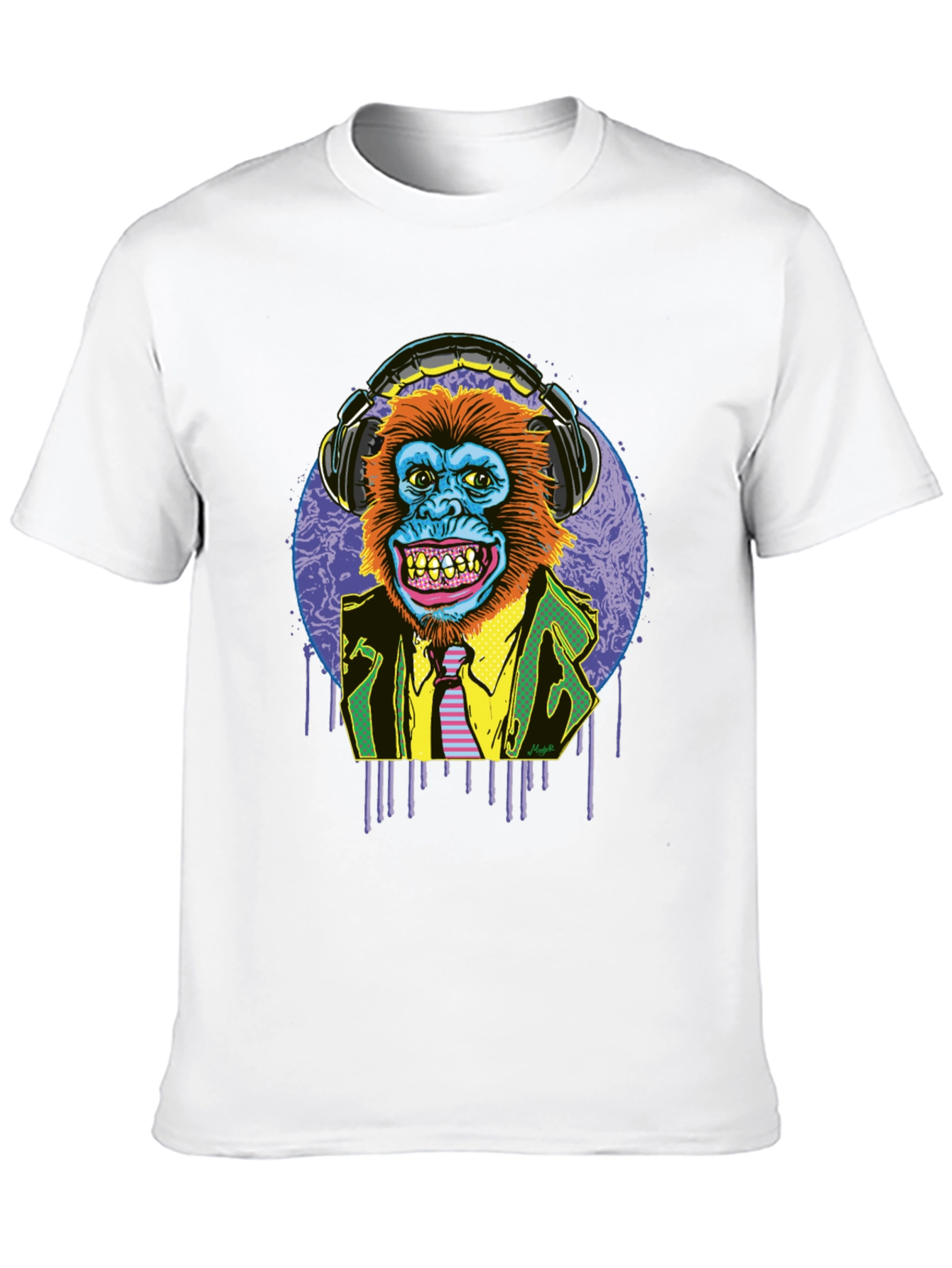 Funky Monkey Graphic T-Shirt - DJ Ape Design