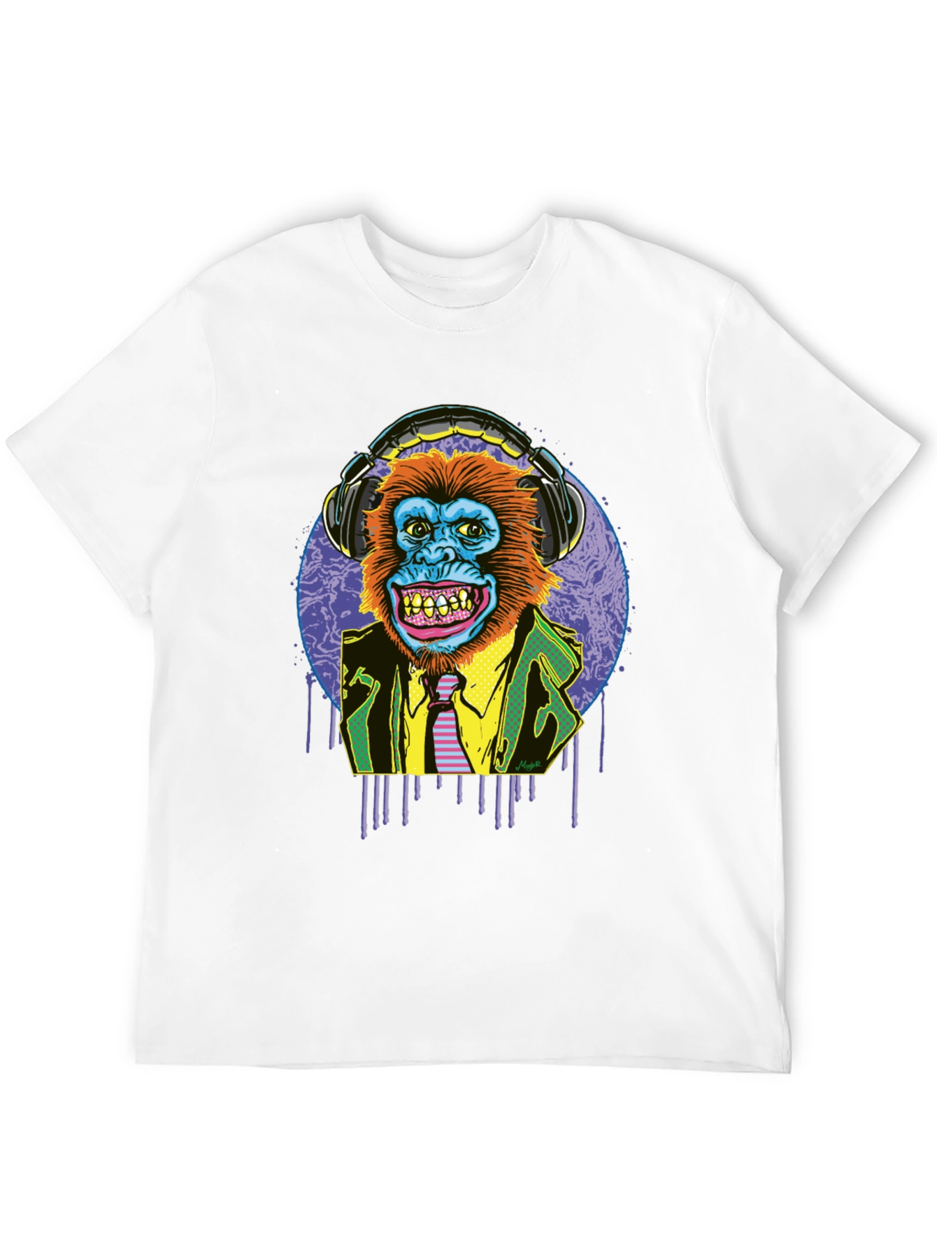 Funky Monkey Graphic T-Shirt - DJ Ape Design
