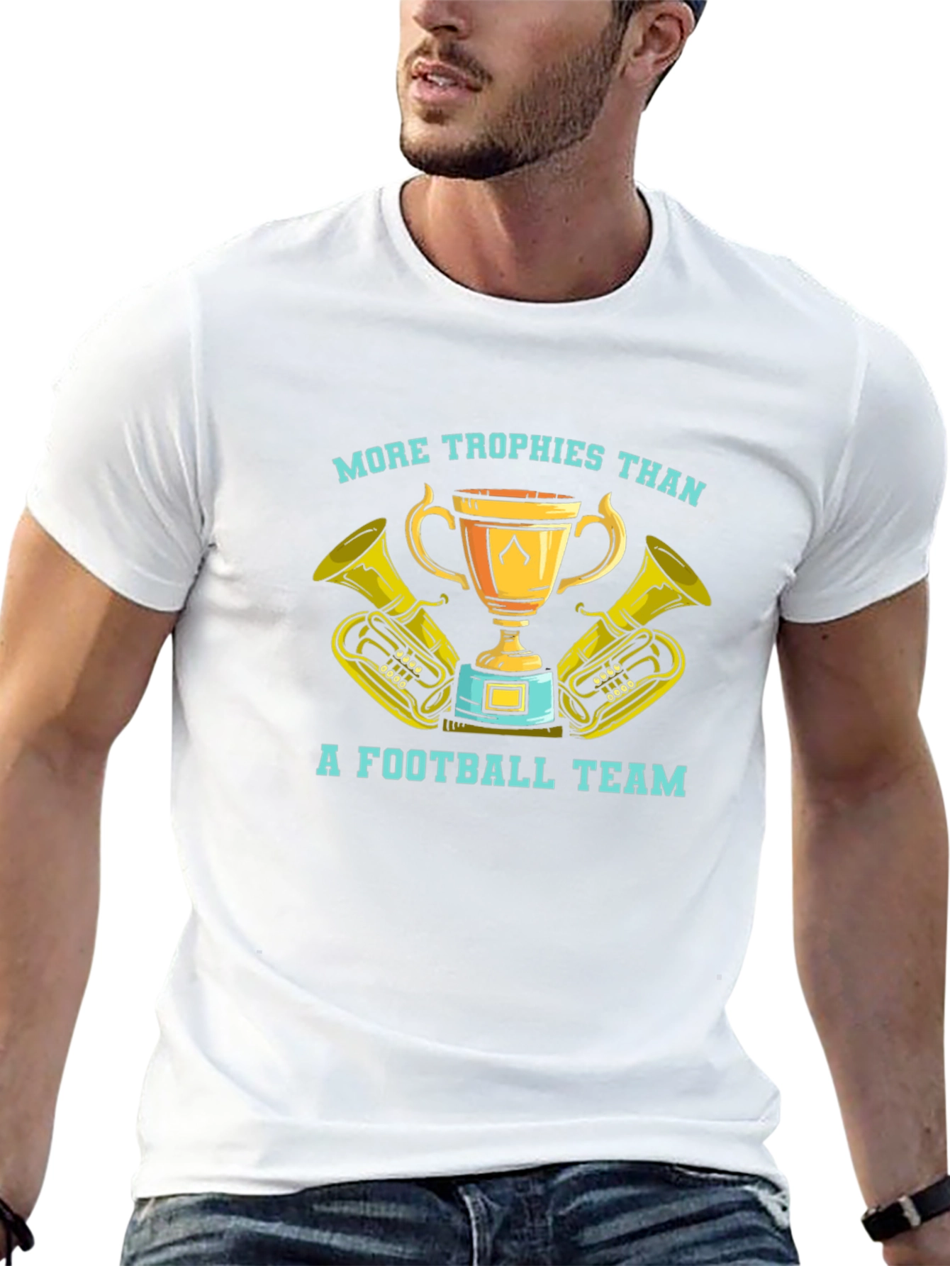 More Trophies Than a Football Team Black T-Shirt