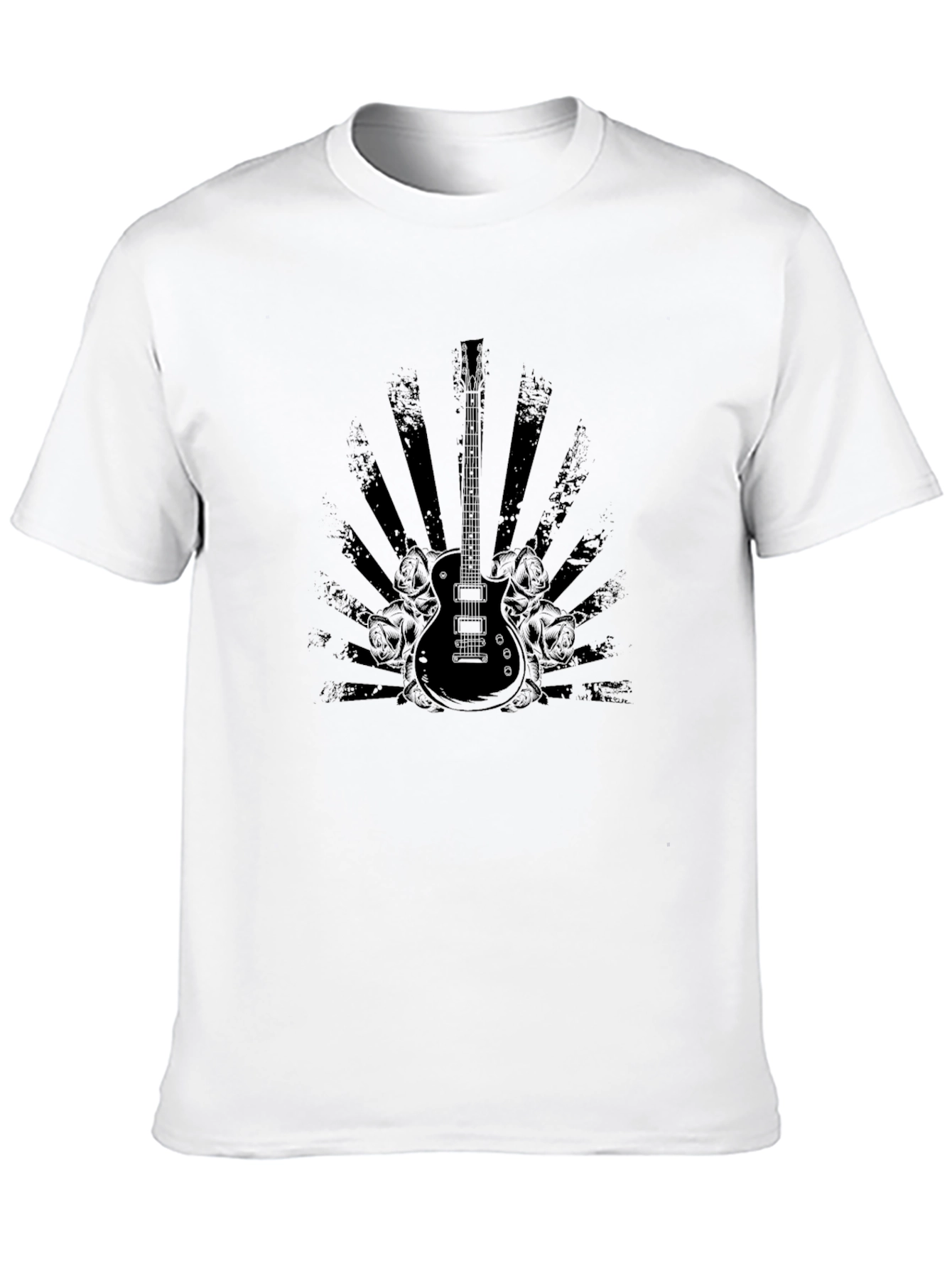 Guitar Graphic T-Shirt - Black