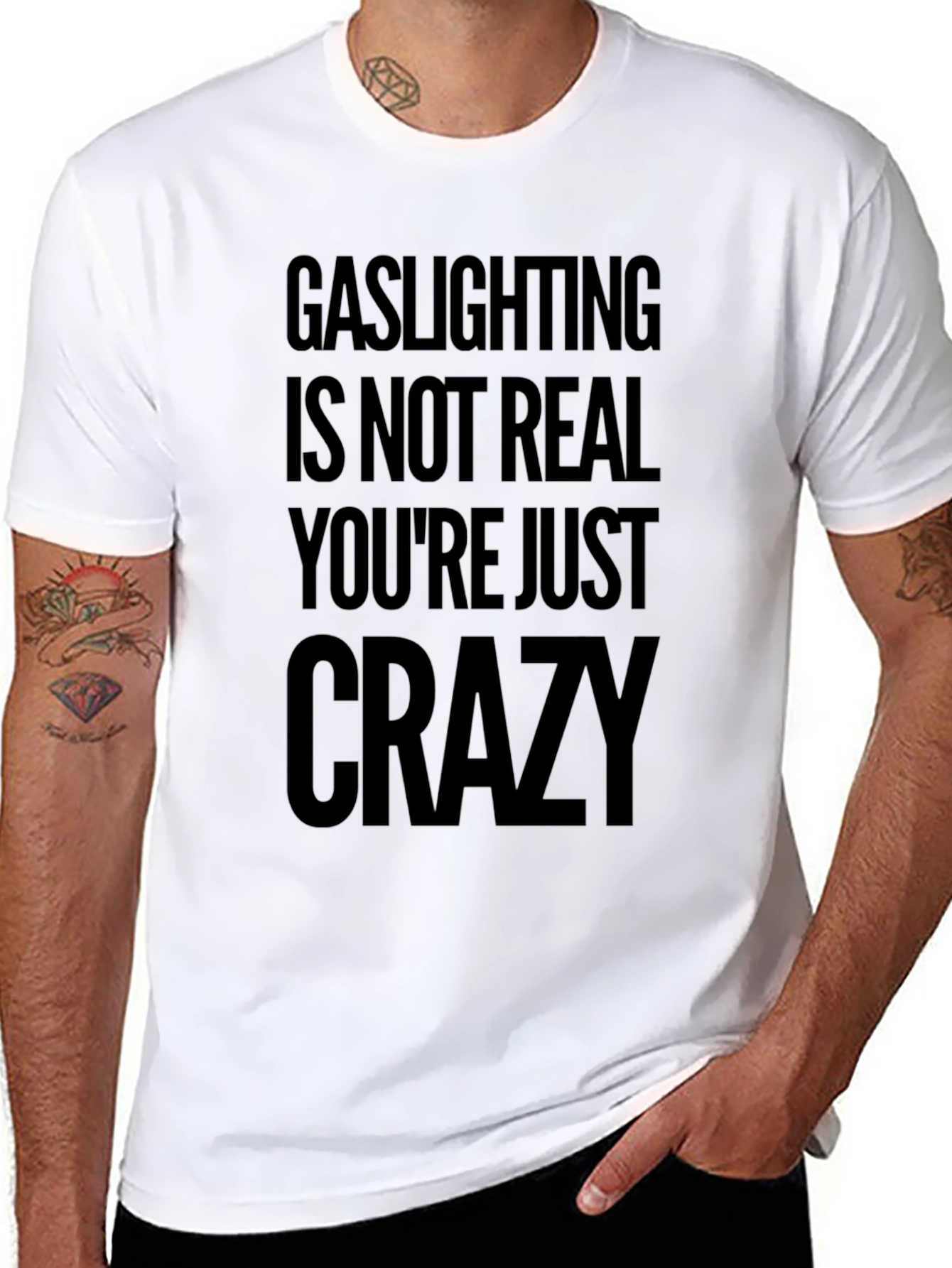 Gaslighting Is Not Real Graphic Tee