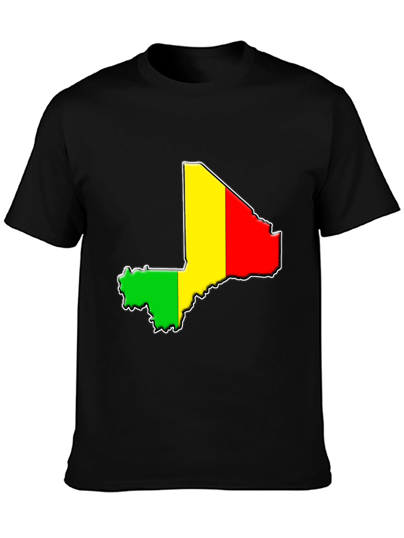 Mali Map Flag T-Shirt