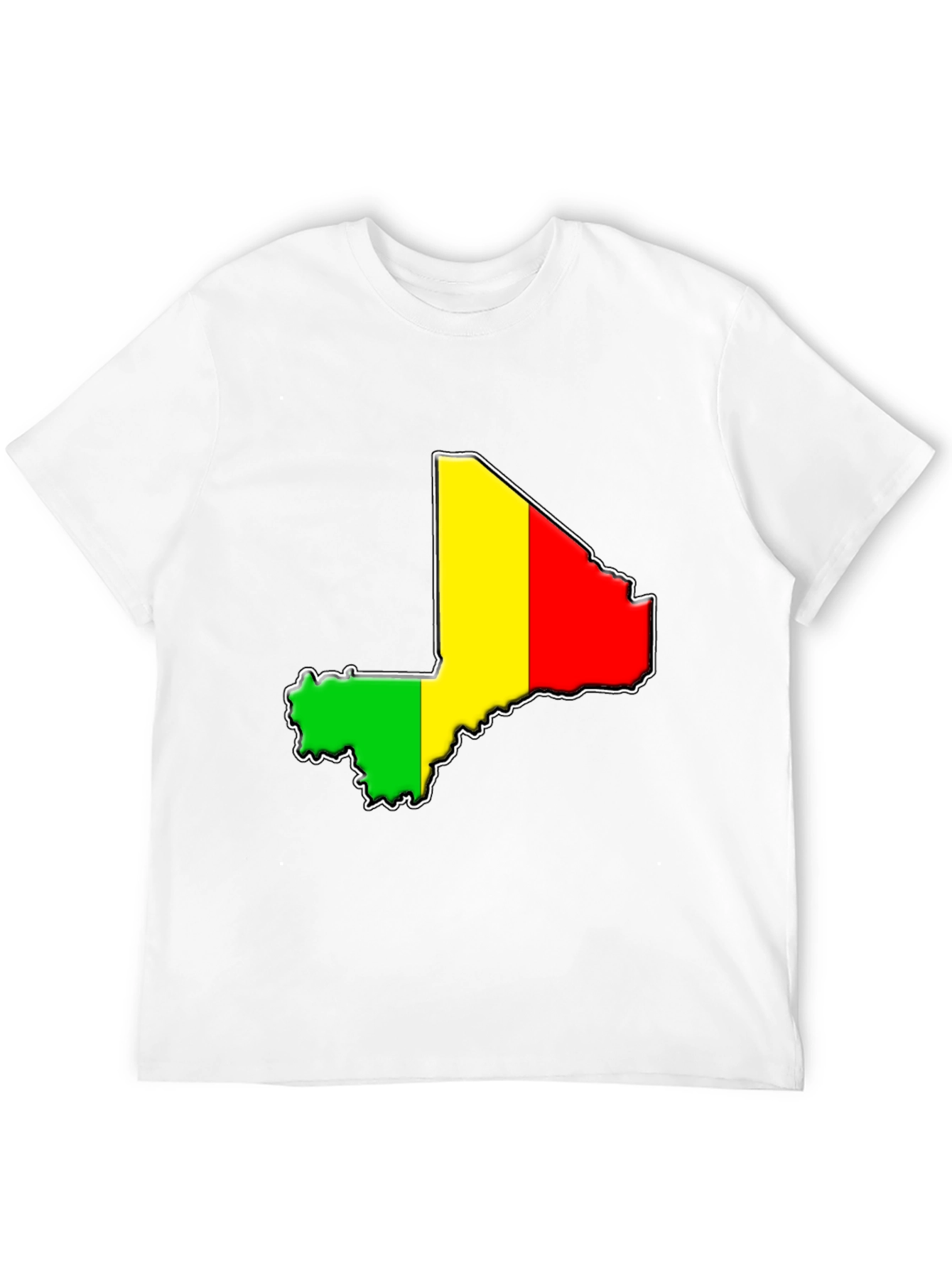 Mali Map Flag T-Shirt