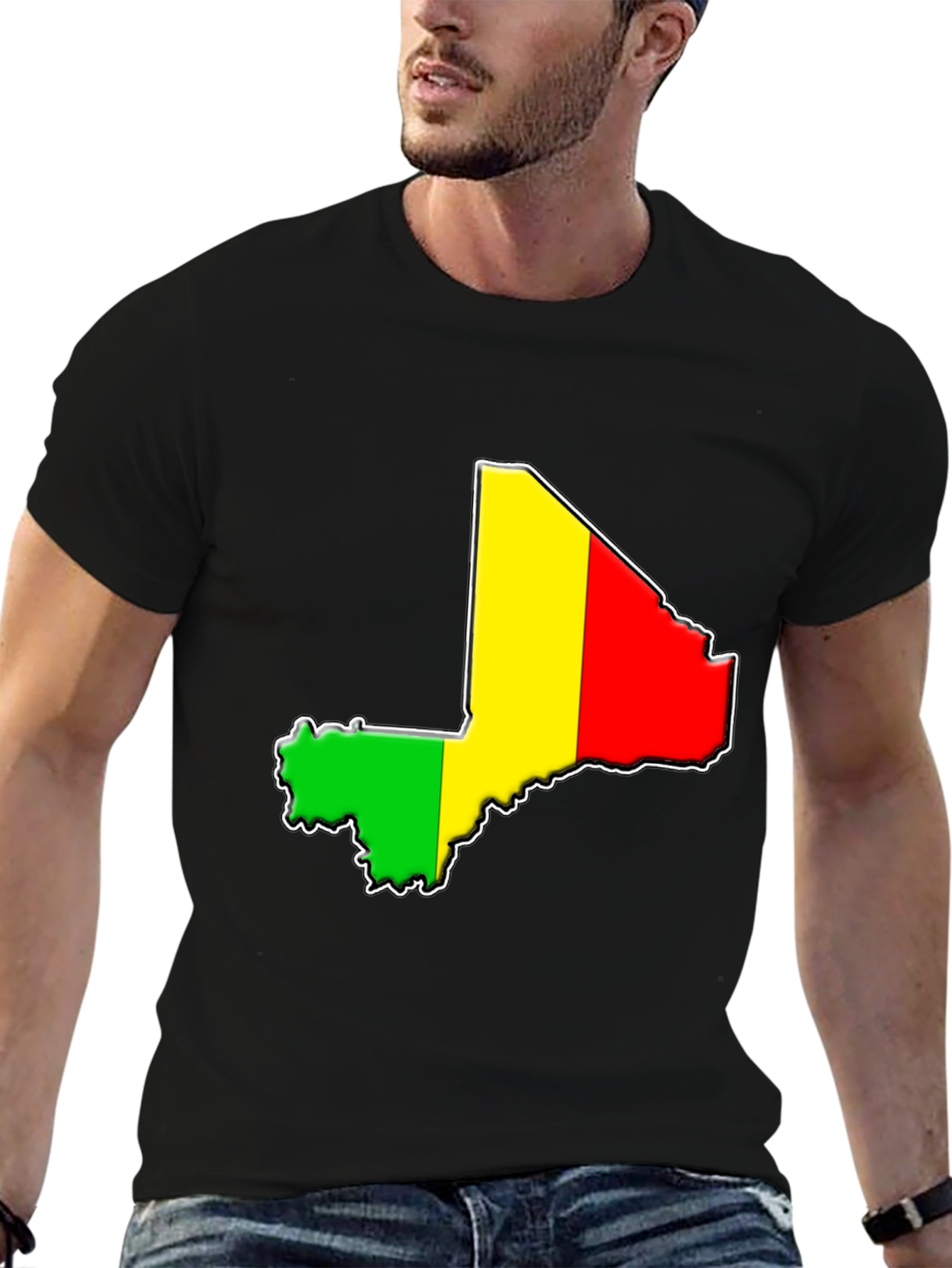Mali Map Flag T-Shirt