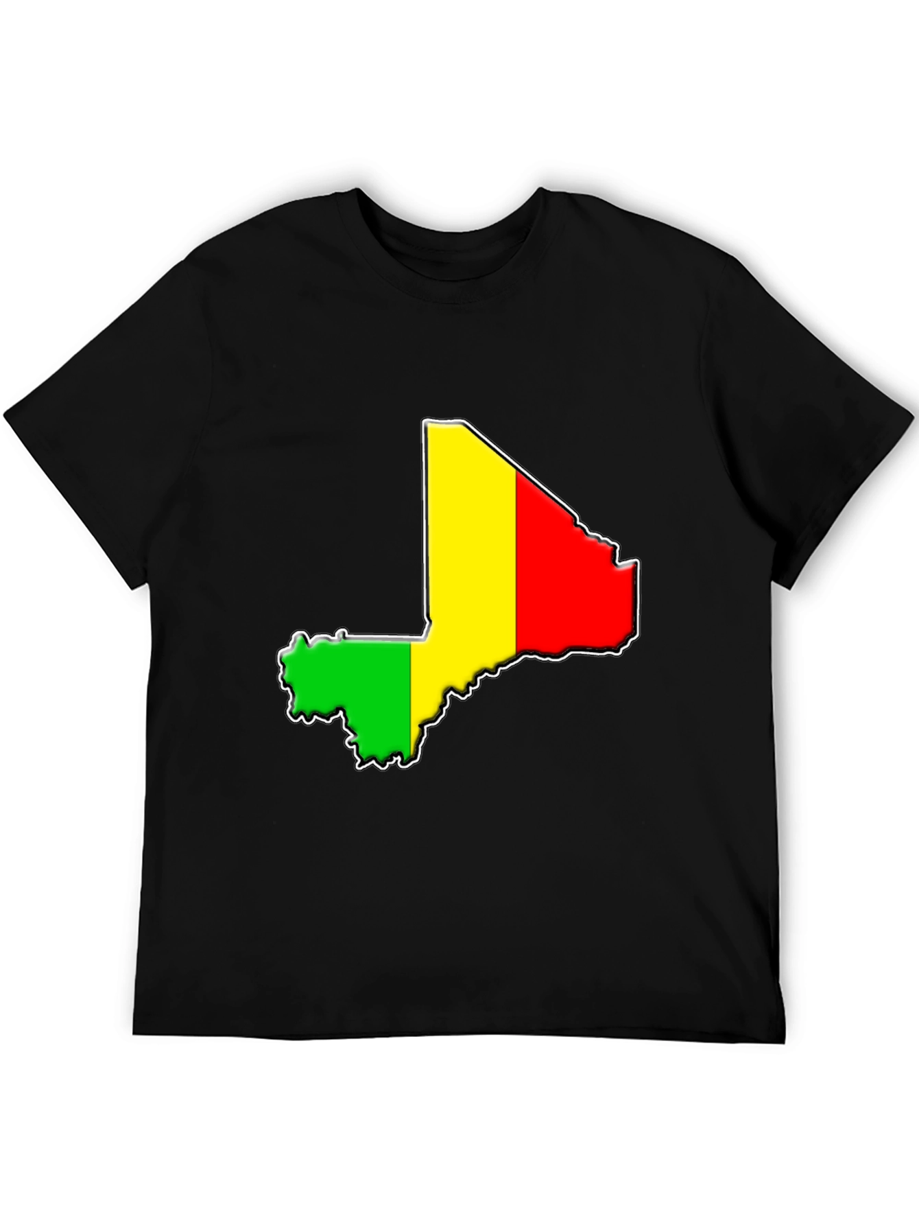 Mali Map Flag T-Shirt