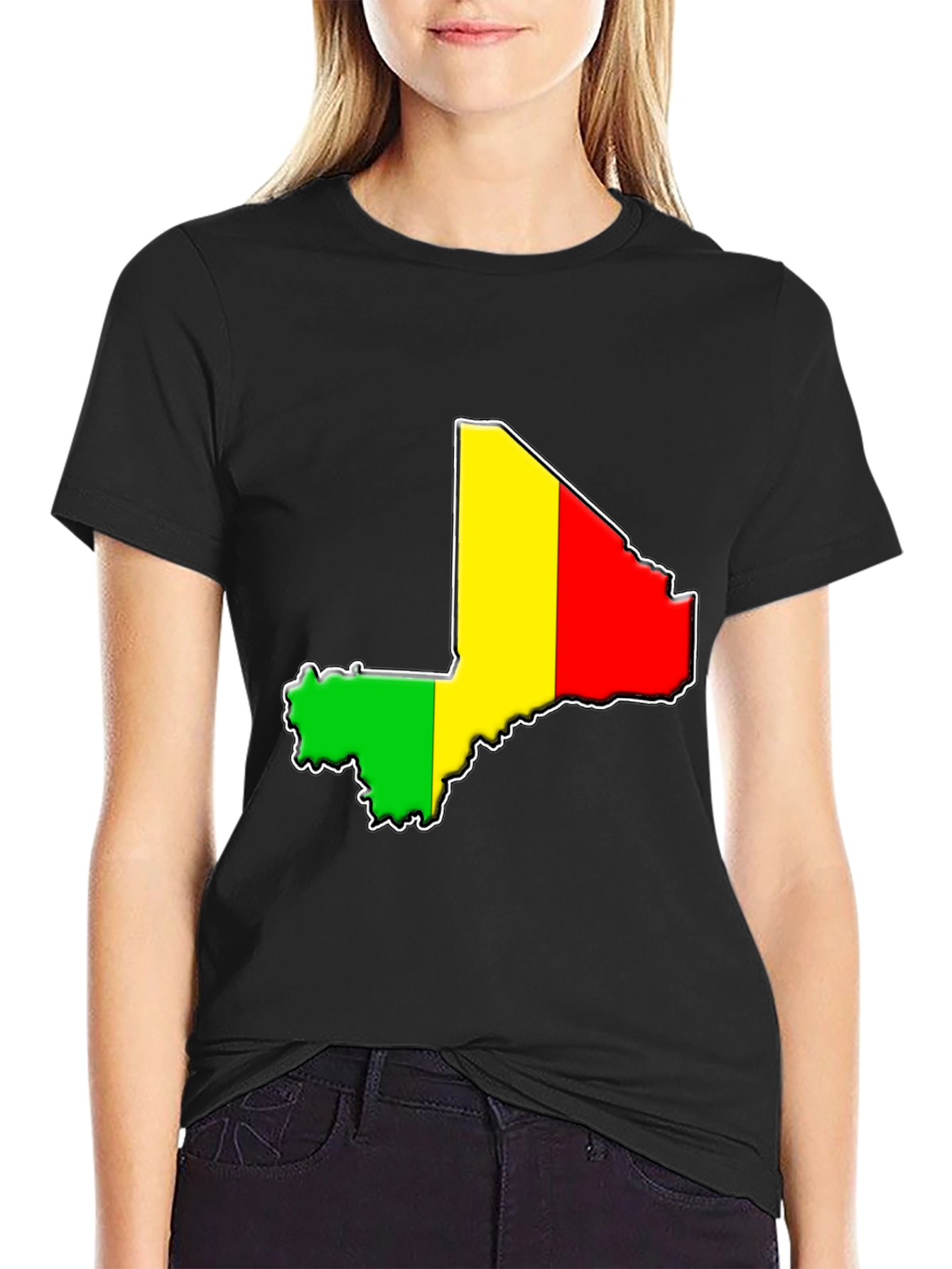 Mali Map Flag T-Shirt