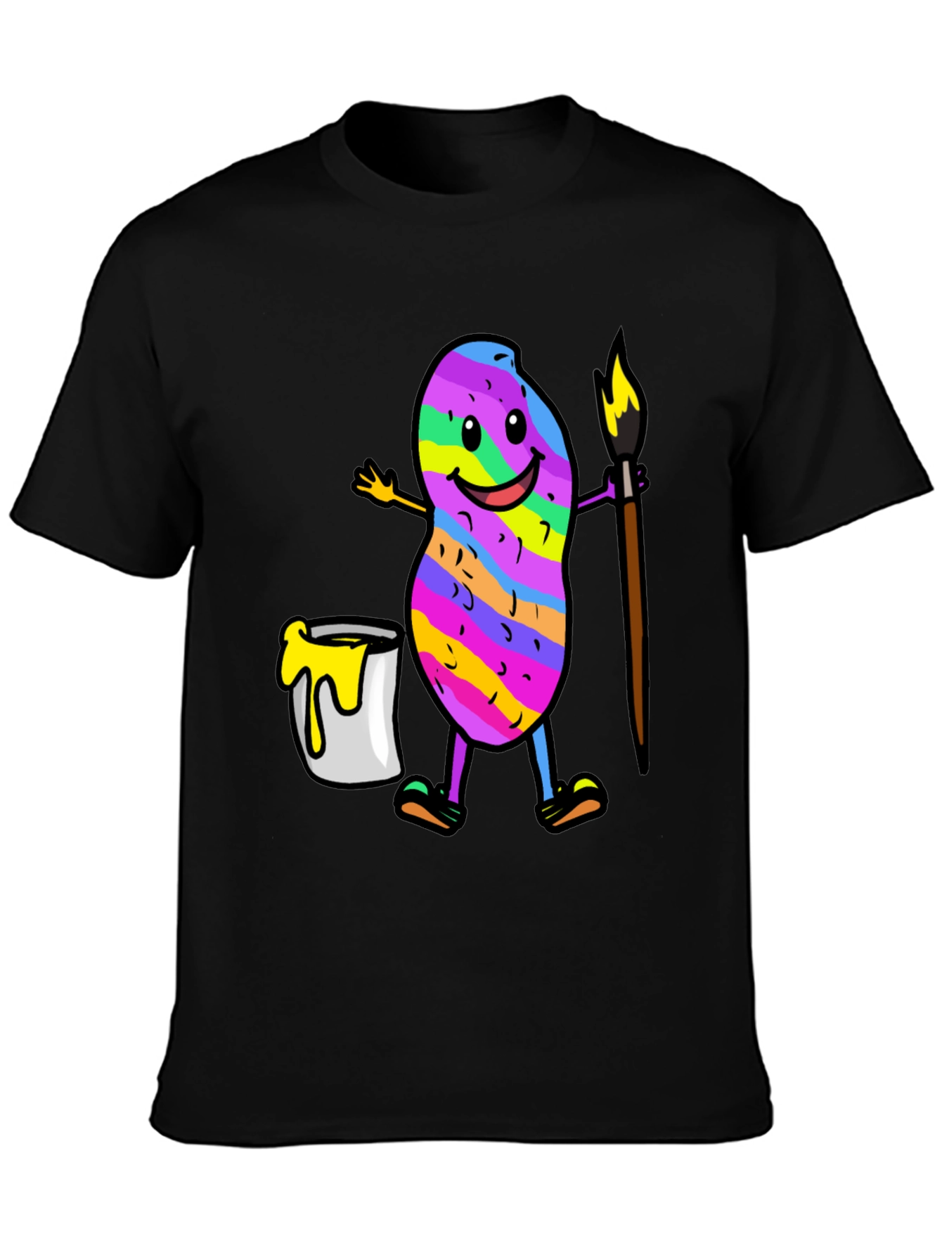 Colorful Peanut Artist T-Shirt
