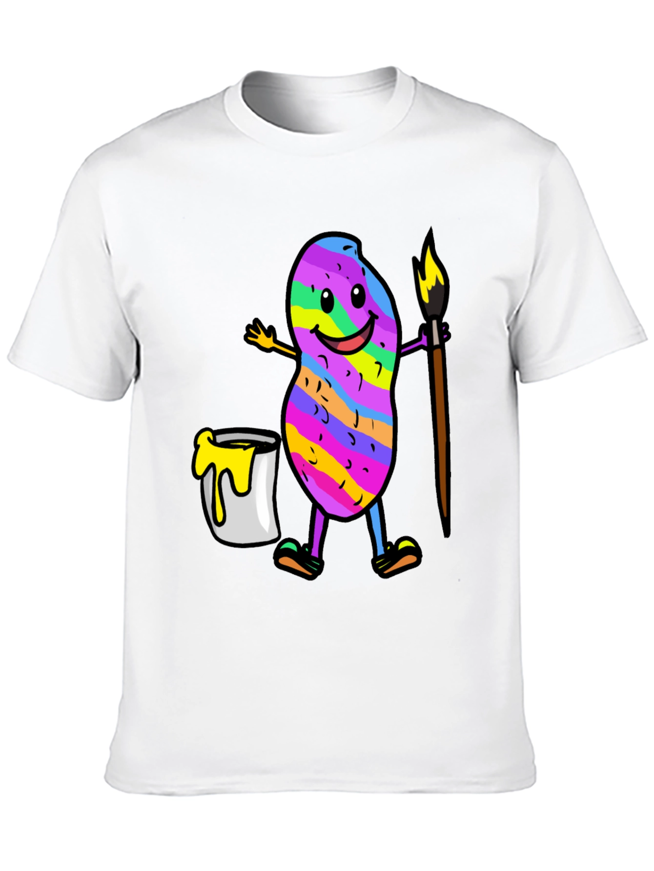 Colorful Peanut Artist T-Shirt