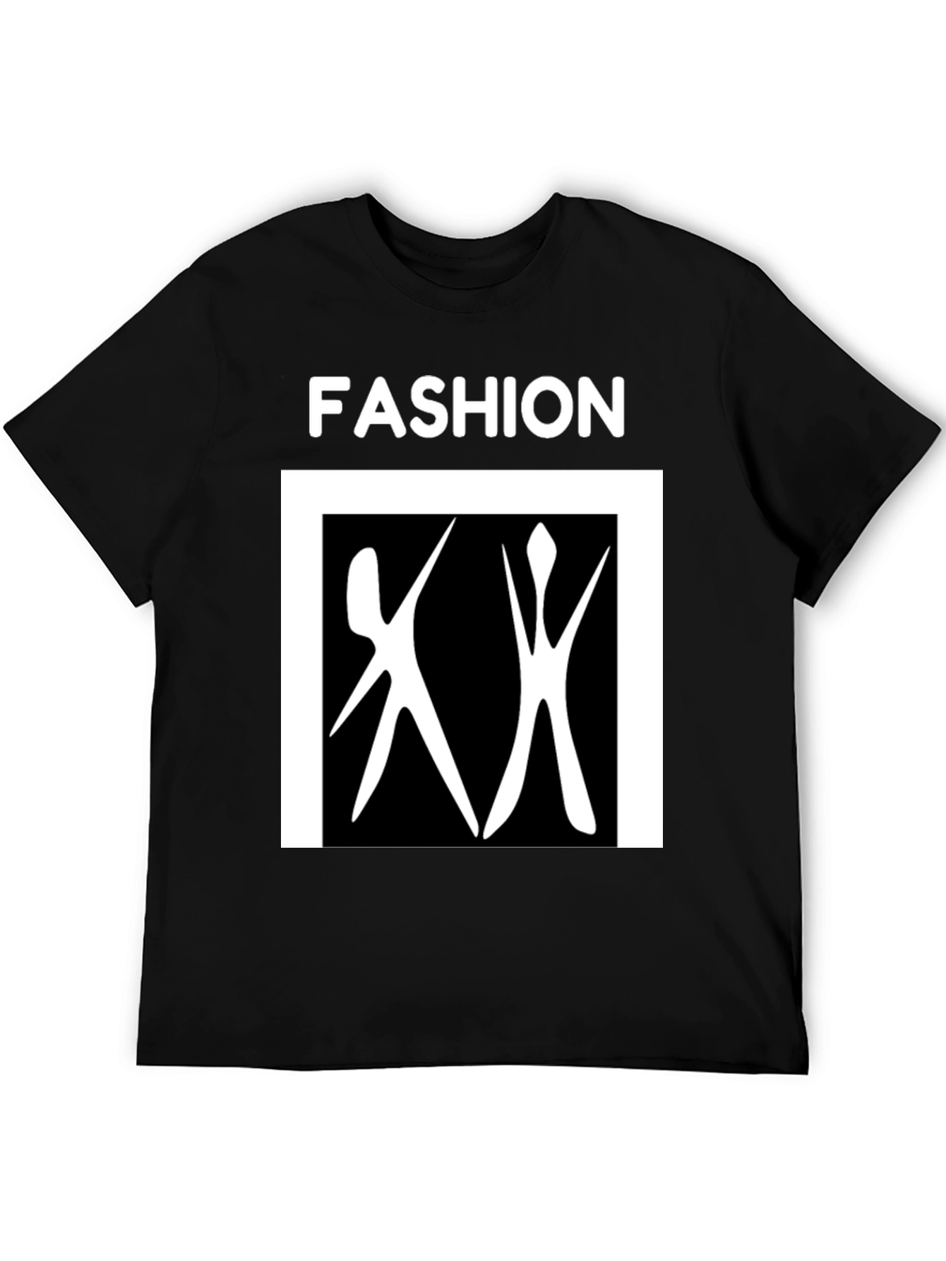 Fashion Graphic Tee - Black