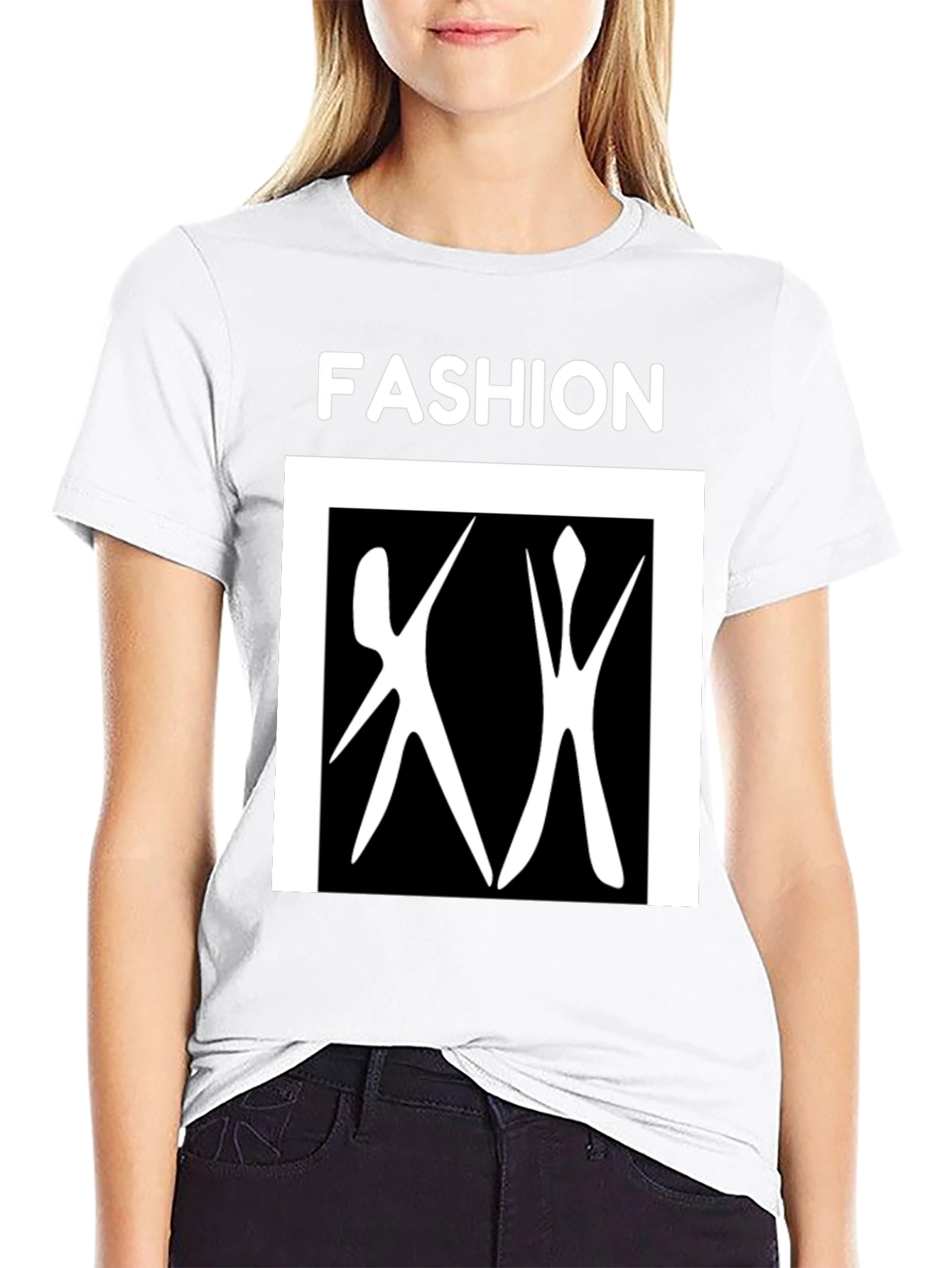Fashion Graphic Tee - Black