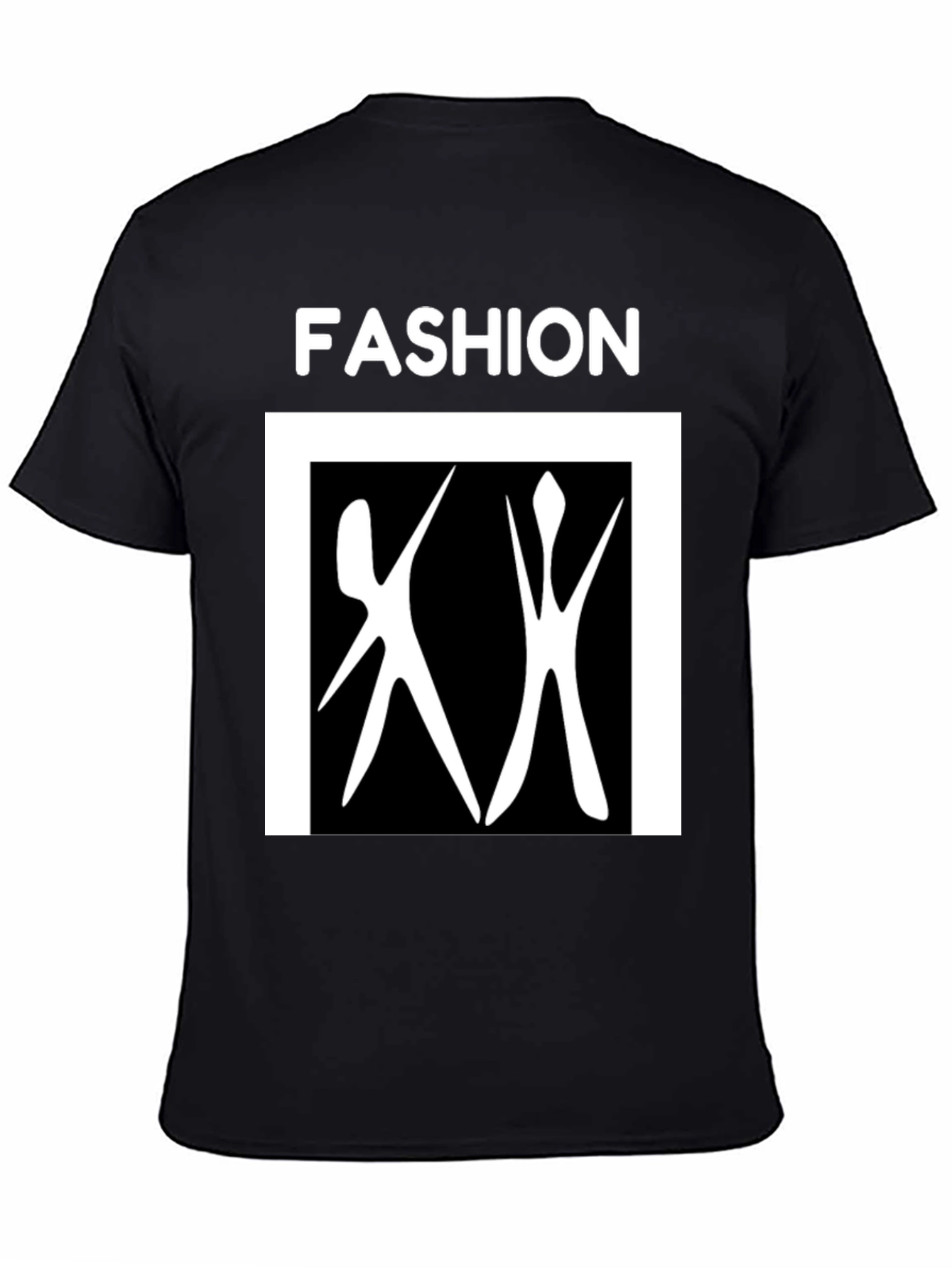 Fashion Graphic Tee - Black