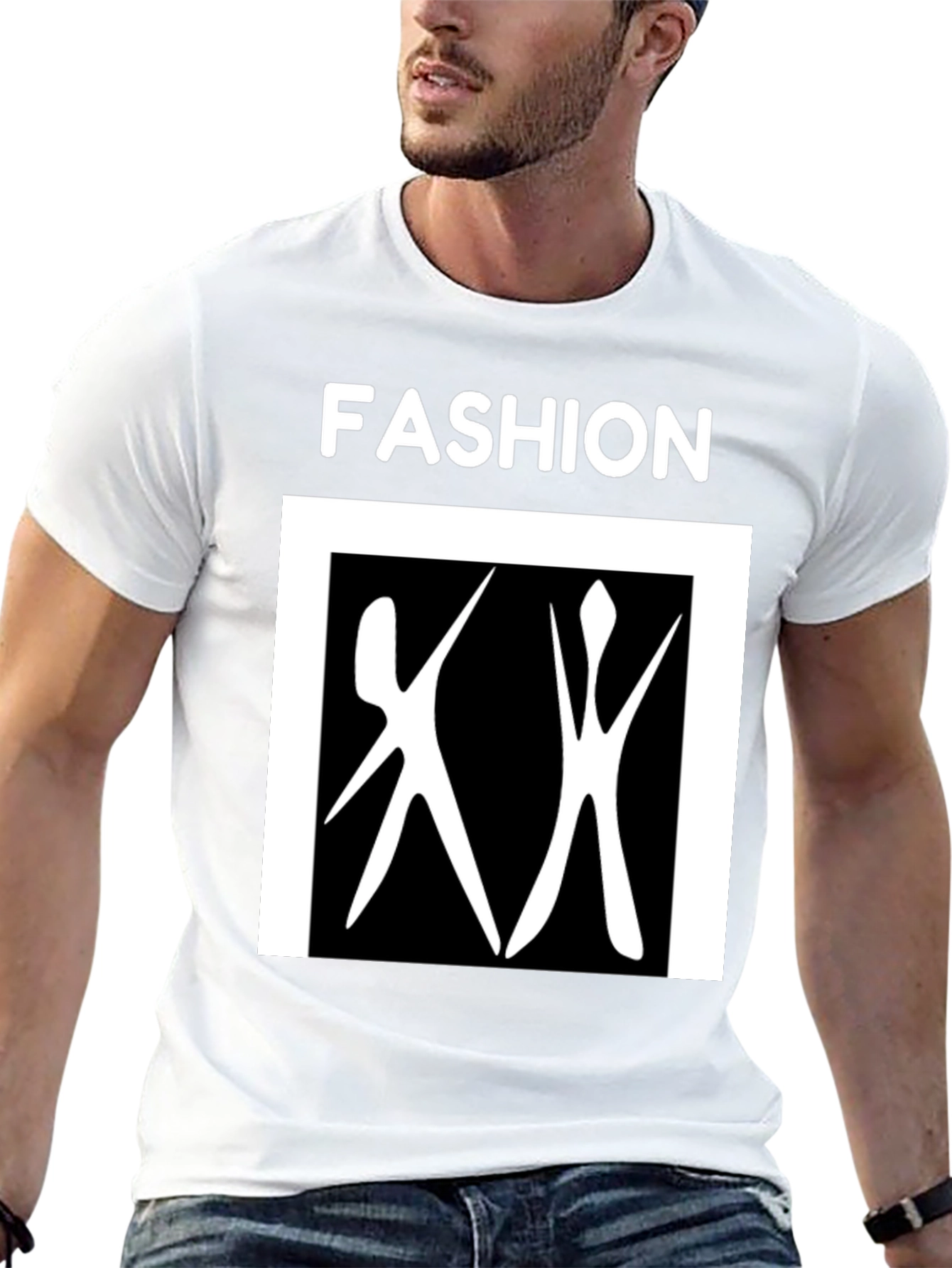 Fashion Graphic Tee - Black