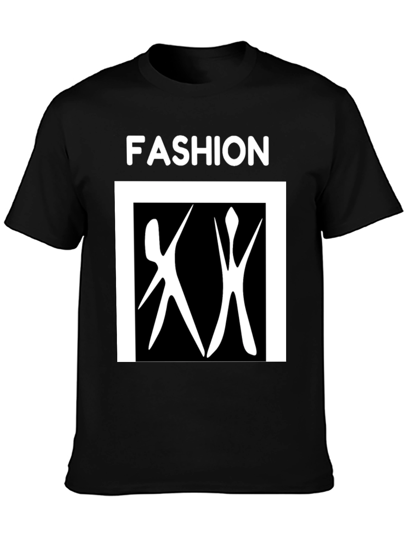 Fashion Graphic Tee - Black