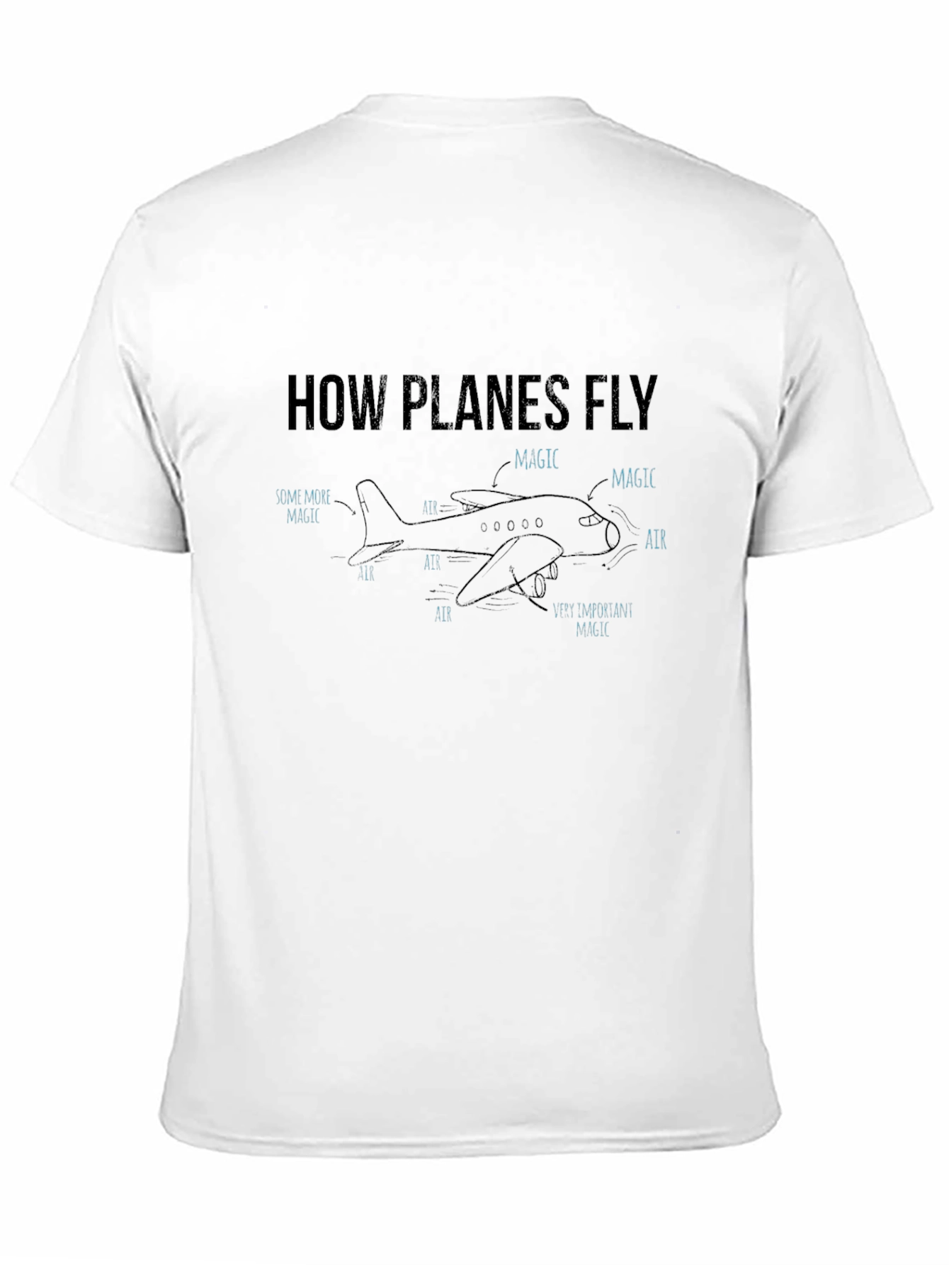 How Planes Fly Magic Graphic T-Shirt