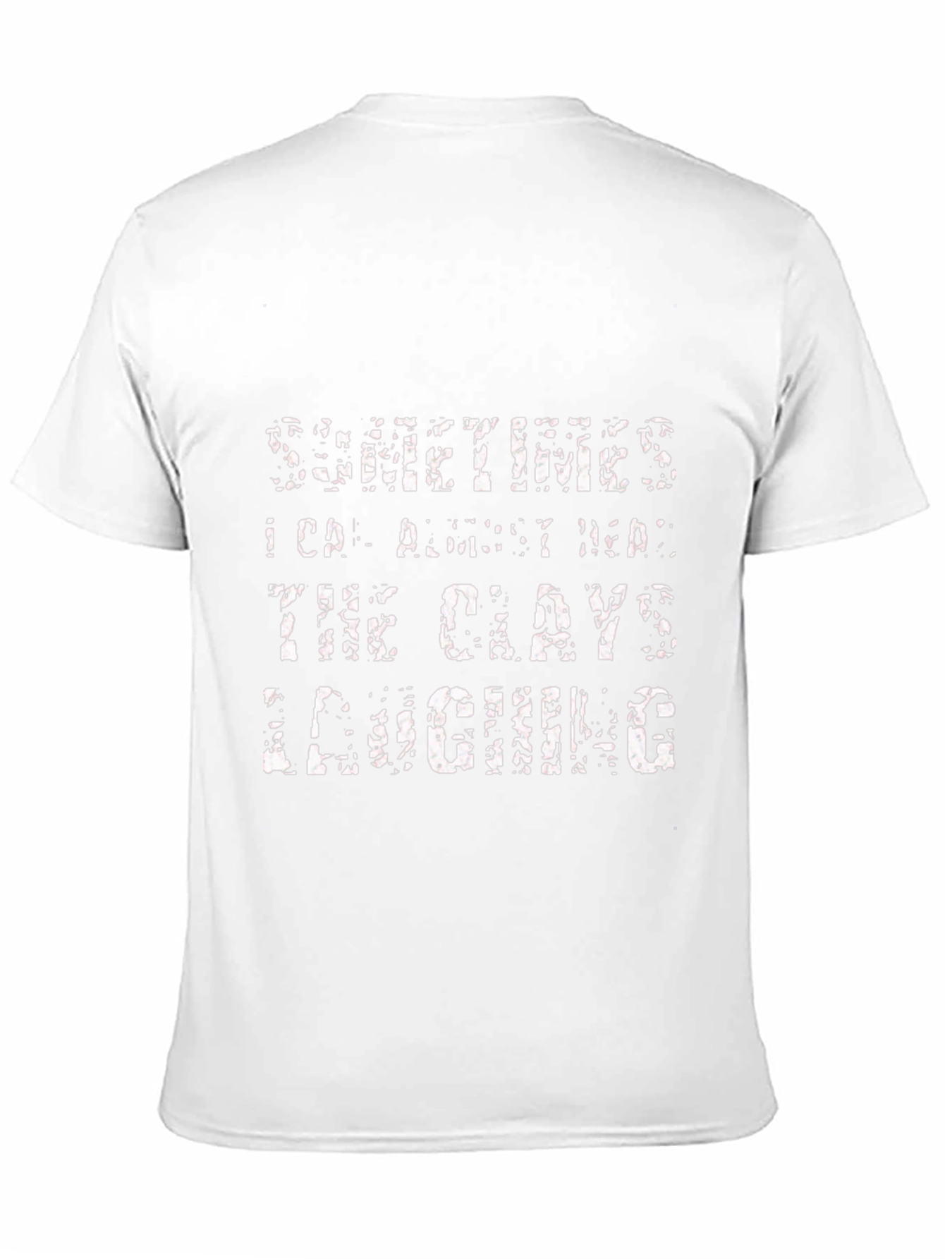 Humorous Distressed T-Shirt - Clays Laughing