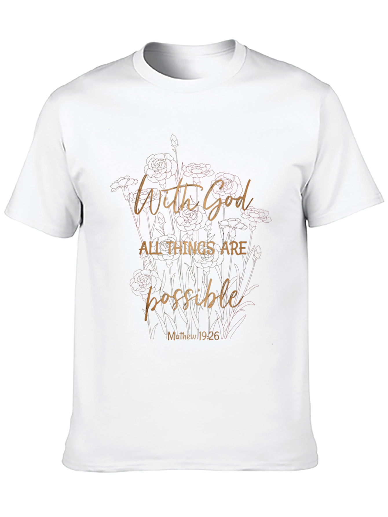 With God All Things Are Possible Graphic Tee