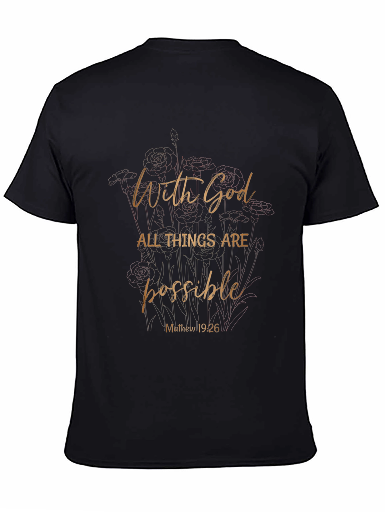 With God All Things Are Possible Graphic Tee