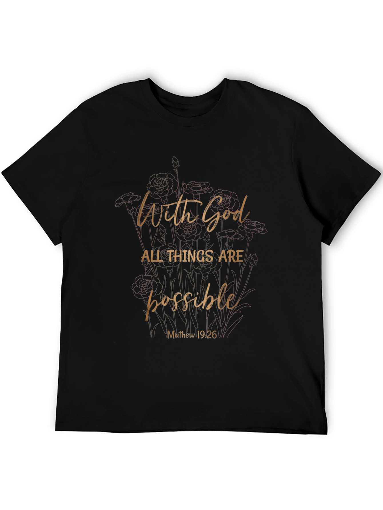 With God All Things Are Possible Graphic Tee