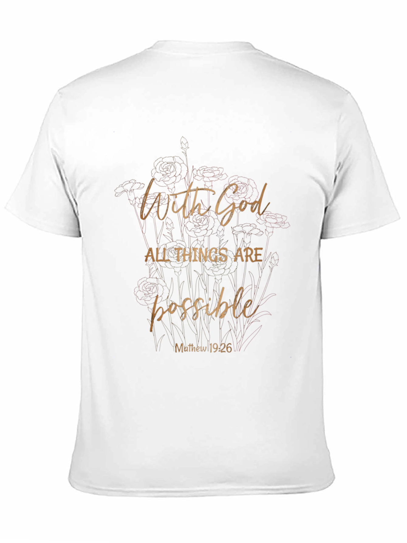 With God All Things Are Possible Graphic Tee