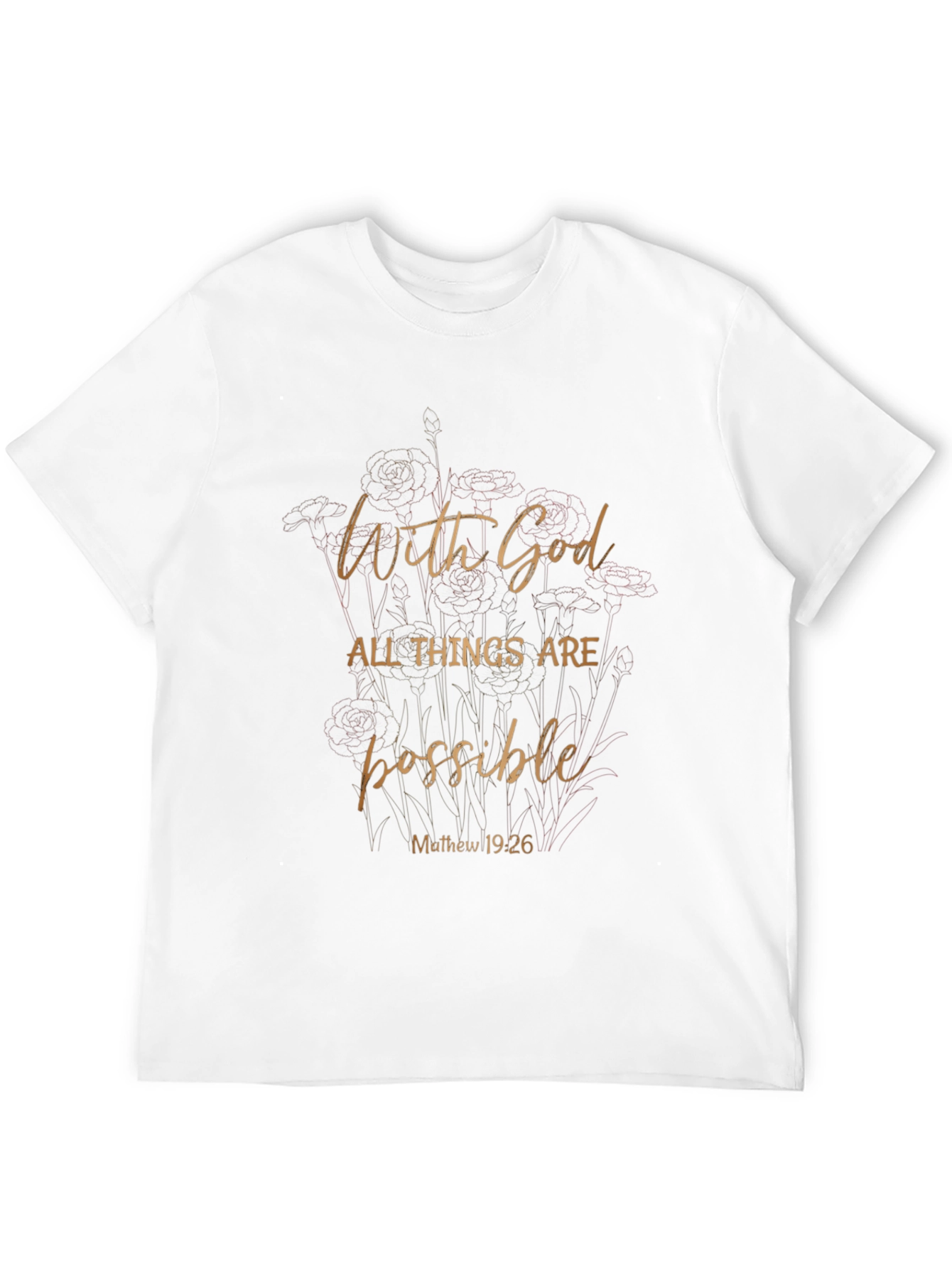 With God All Things Are Possible Graphic Tee
