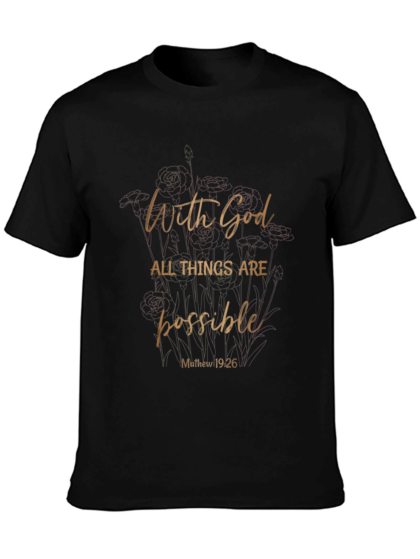 With God All Things Are Possible Graphic Tee