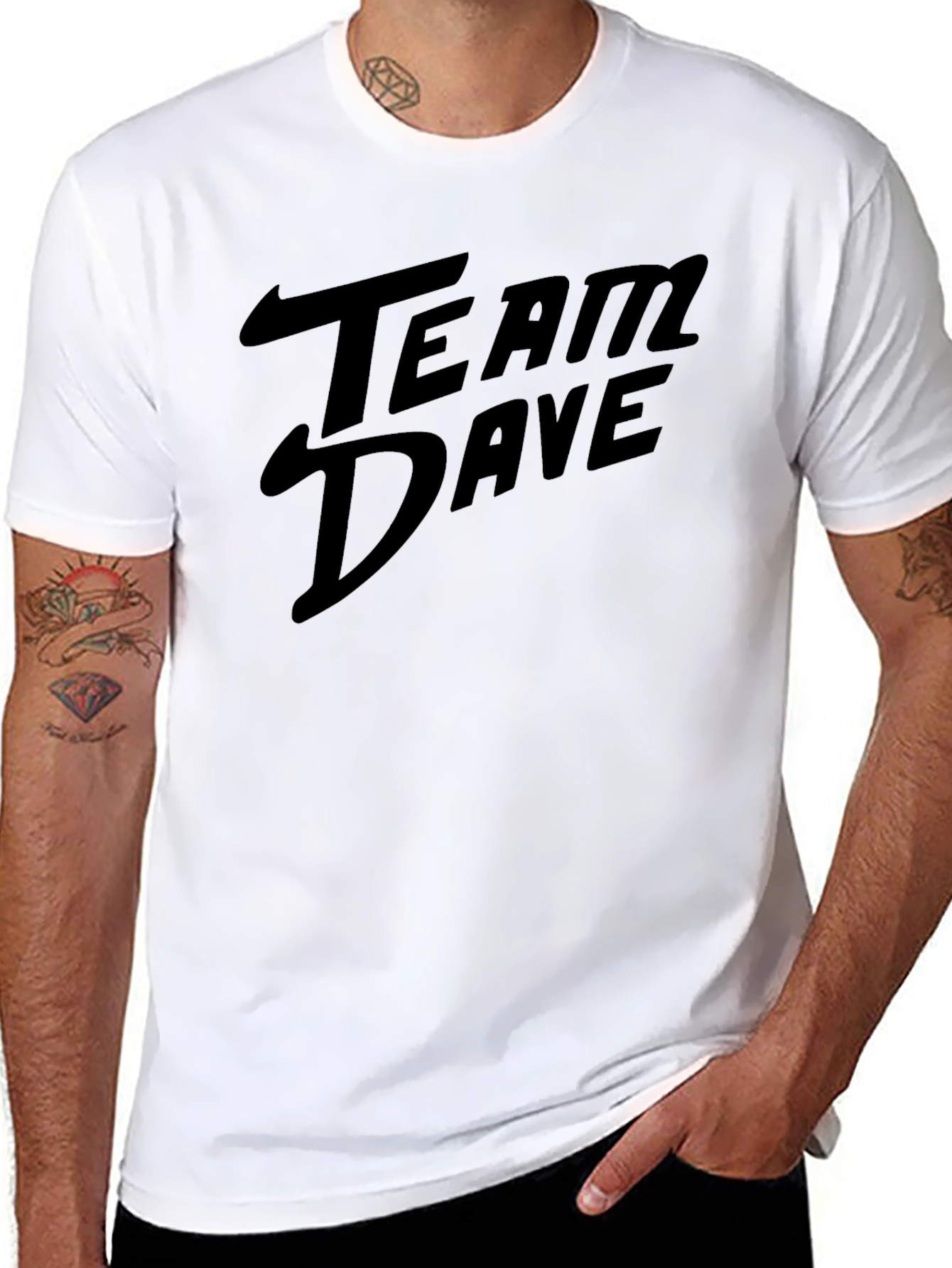Team Dave Black Graphic Tee