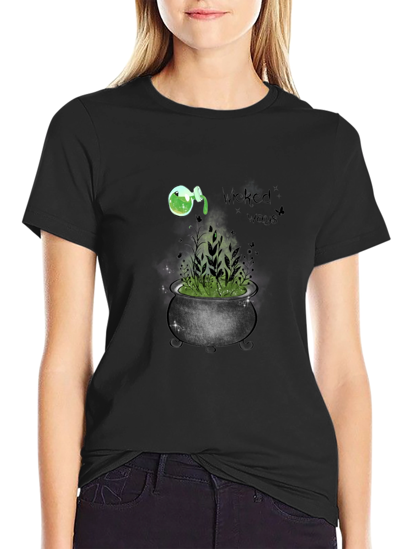 Wicked Ways Cauldron Graphic Tee