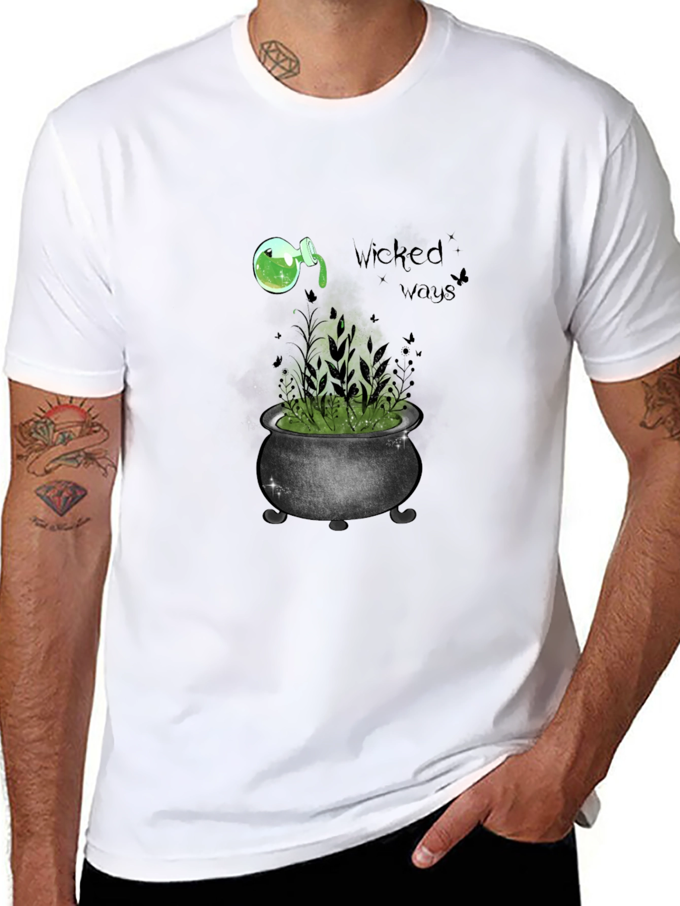 Wicked Ways Cauldron Graphic Tee