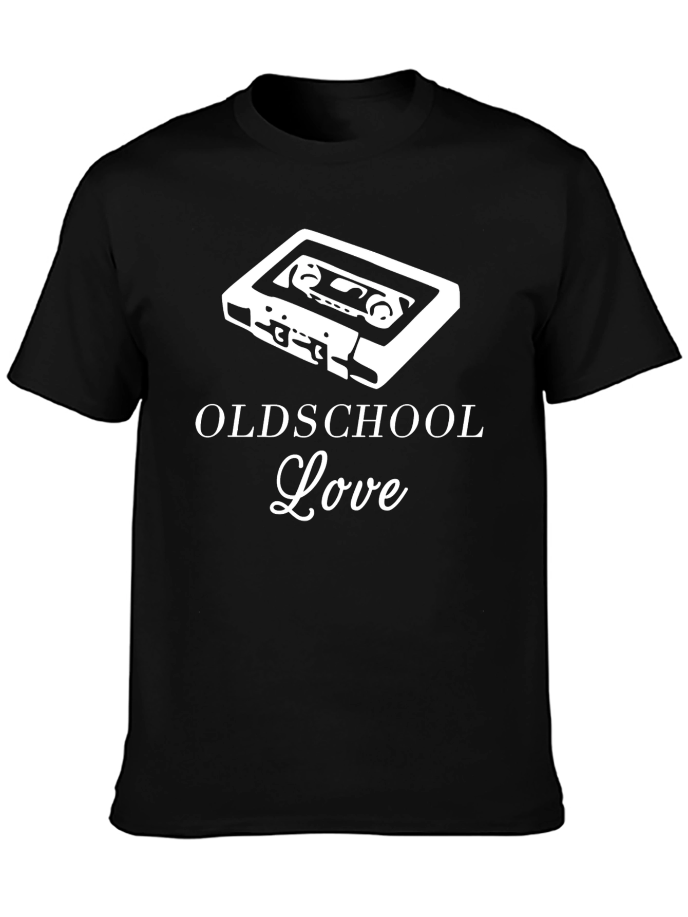 Oldschool Love Cassette Tape Graphic T-Shirt
