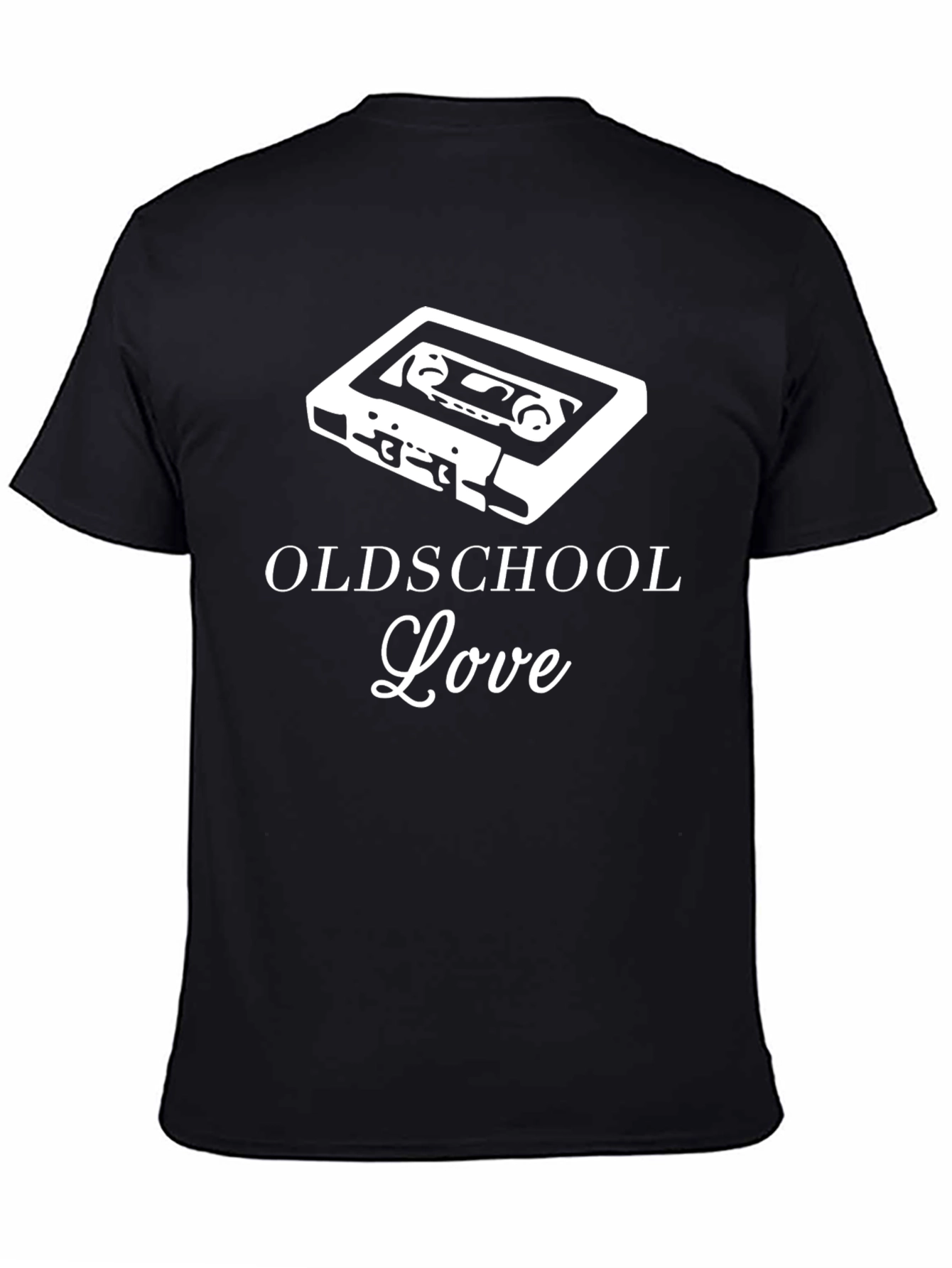 Oldschool Love Cassette Tape Graphic T-Shirt