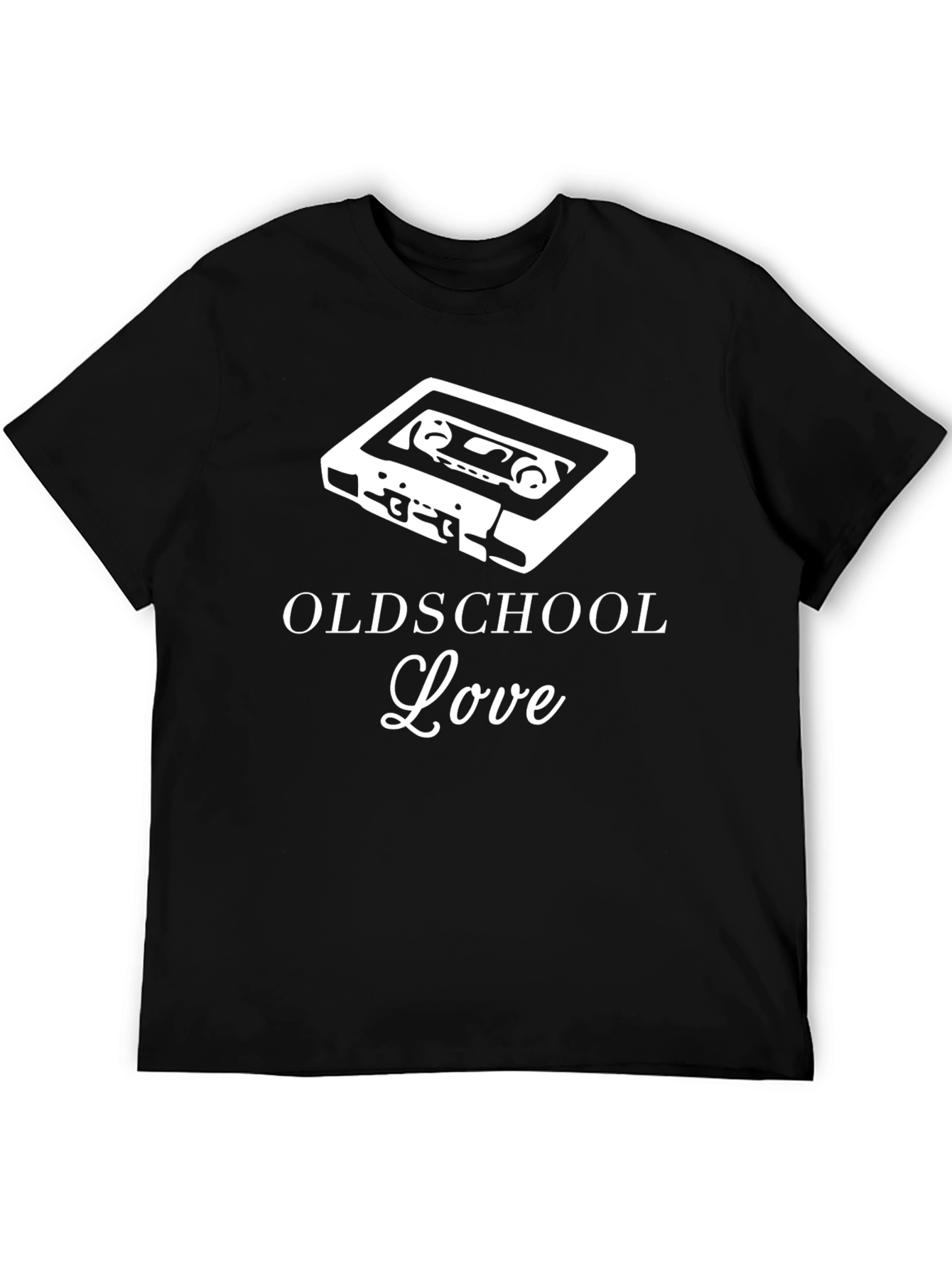 Oldschool Love Cassette Tape Graphic T-Shirt