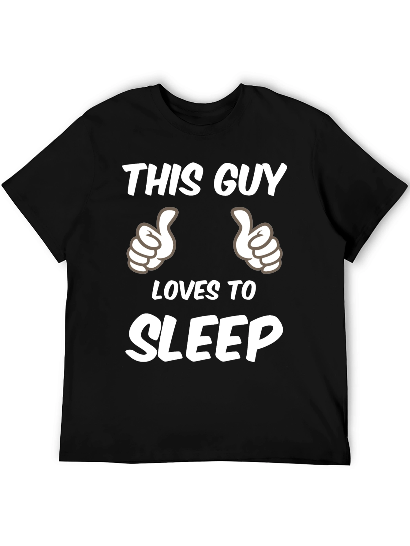 This Guy Loves to Sleep Mens T-Shirt