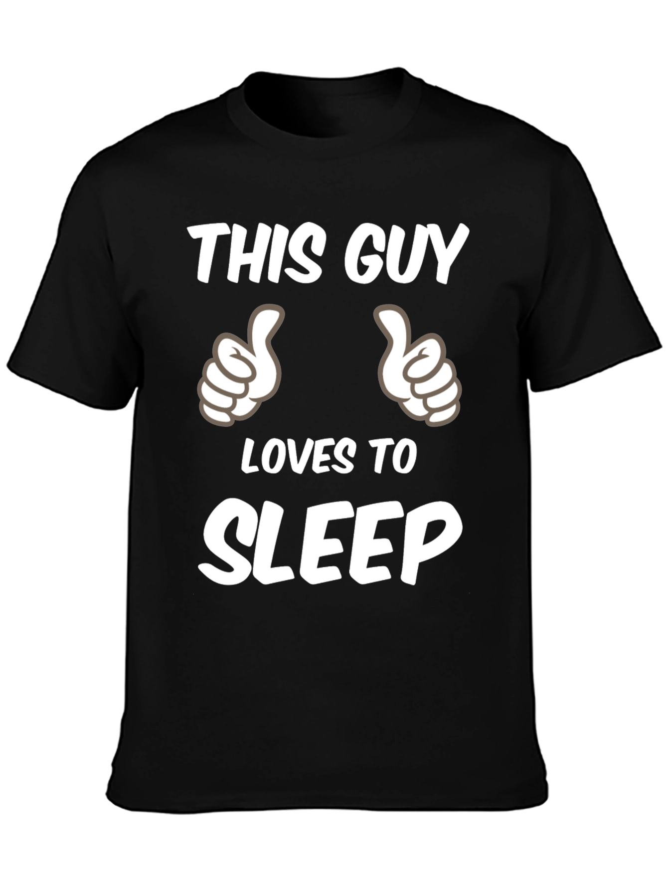 This Guy Loves to Sleep Mens T-Shirt