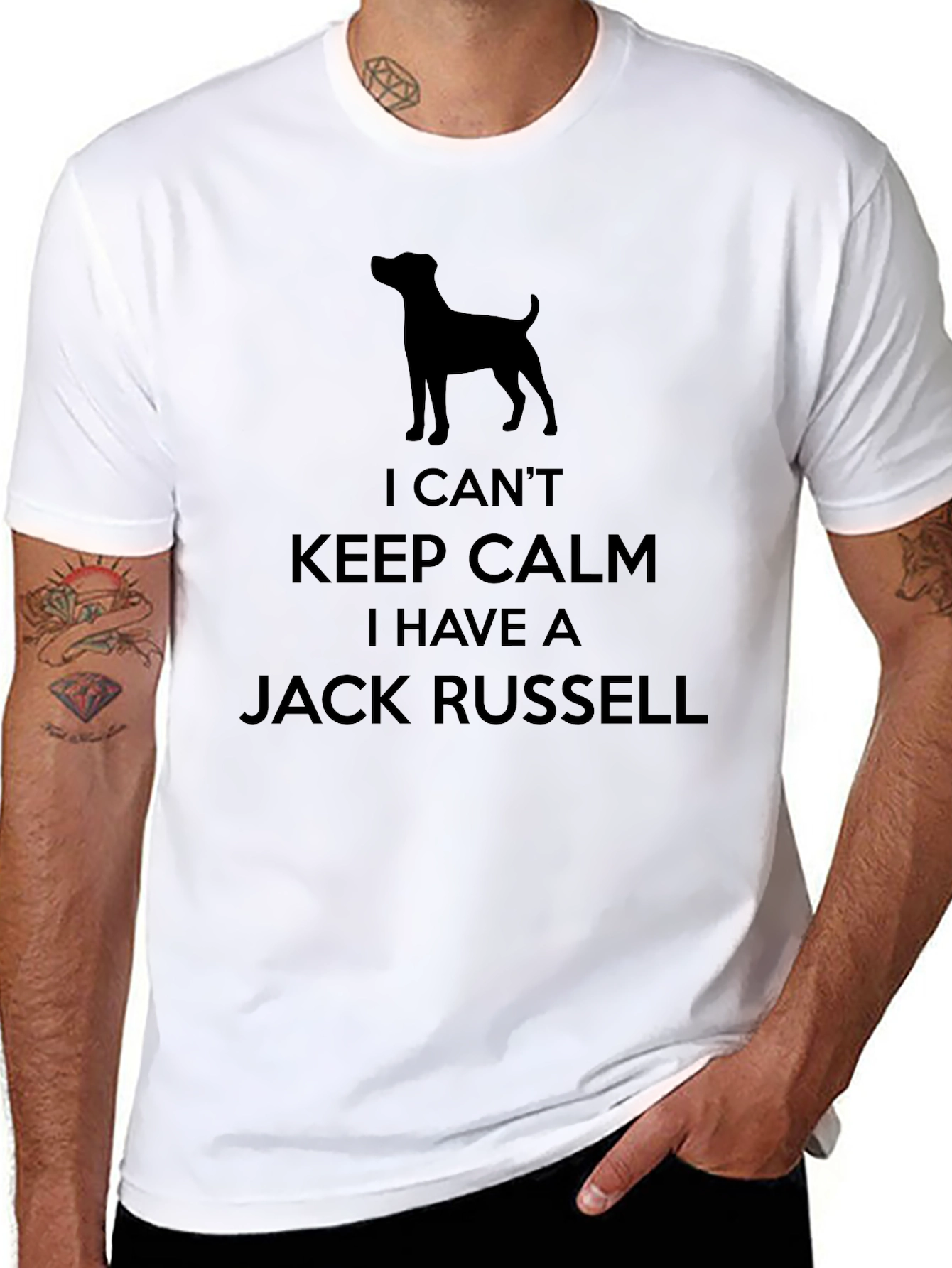 I Cant Keep Calm Jack Russell T-Shirt