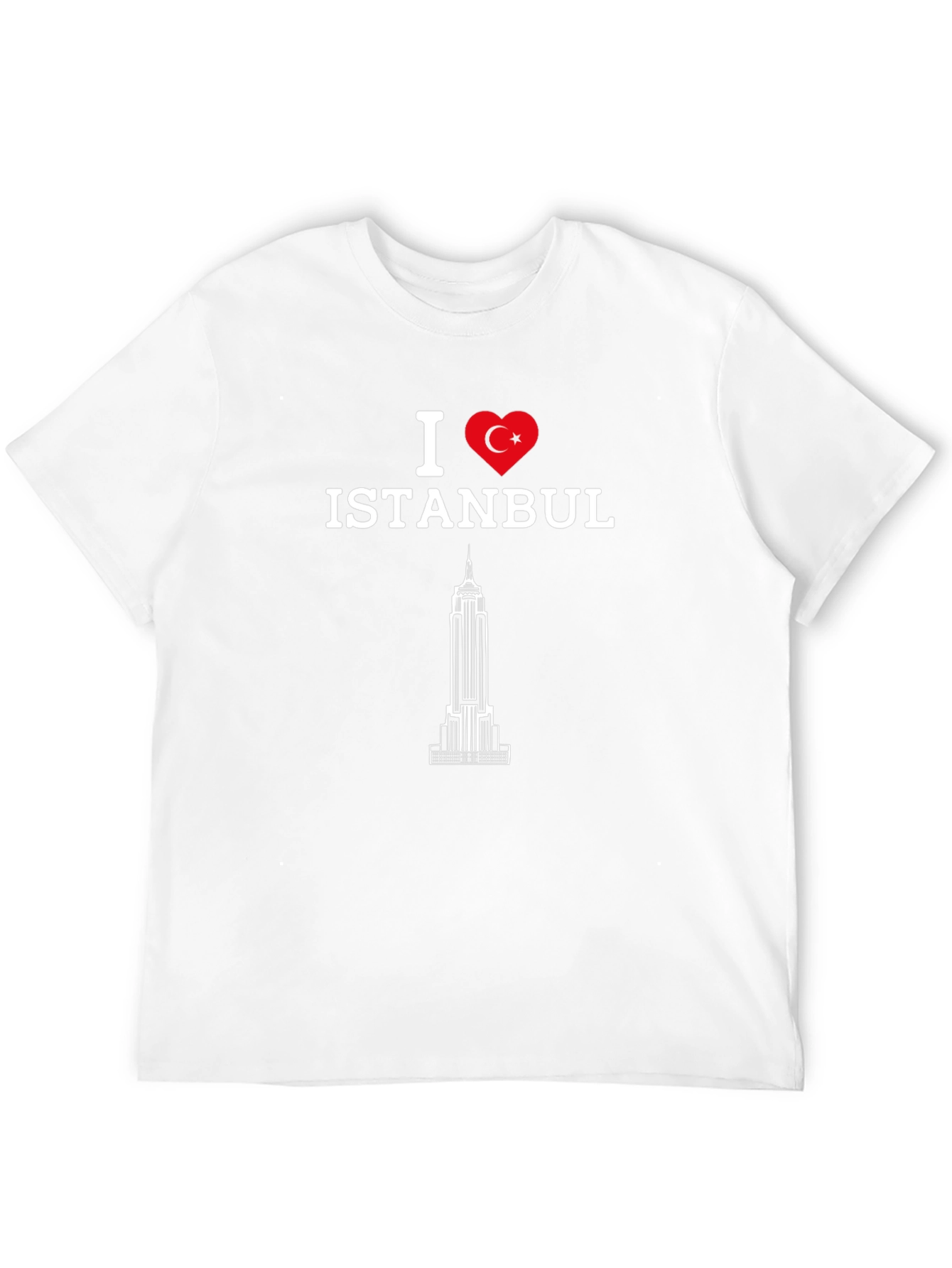 I Love Istanbul Black Graphic Tee