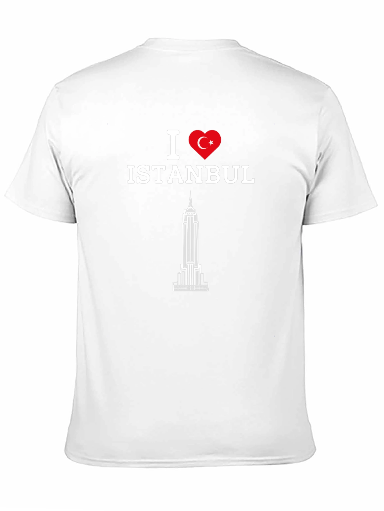 I Love Istanbul Black Graphic Tee