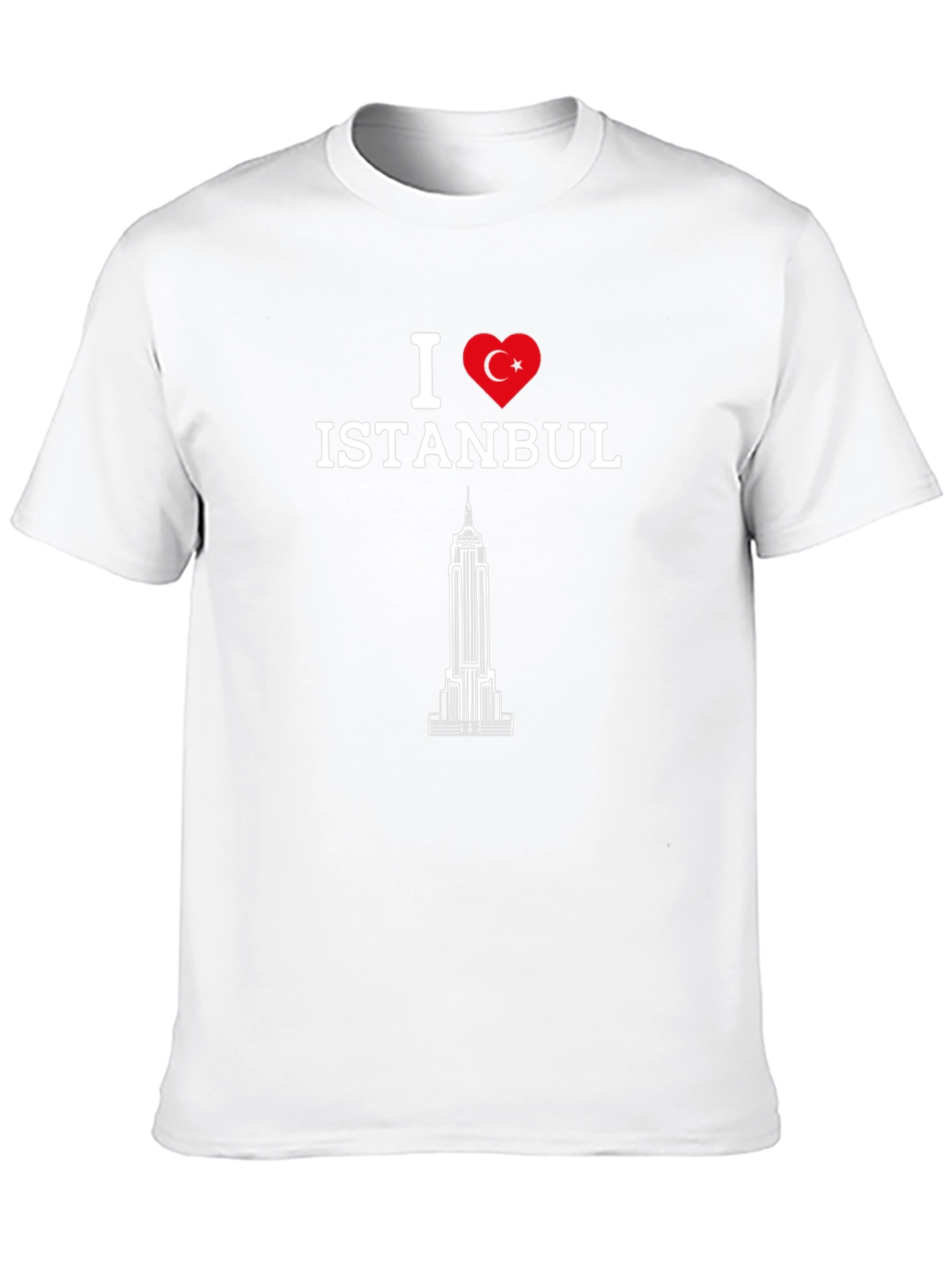 I Love Istanbul Black Graphic Tee