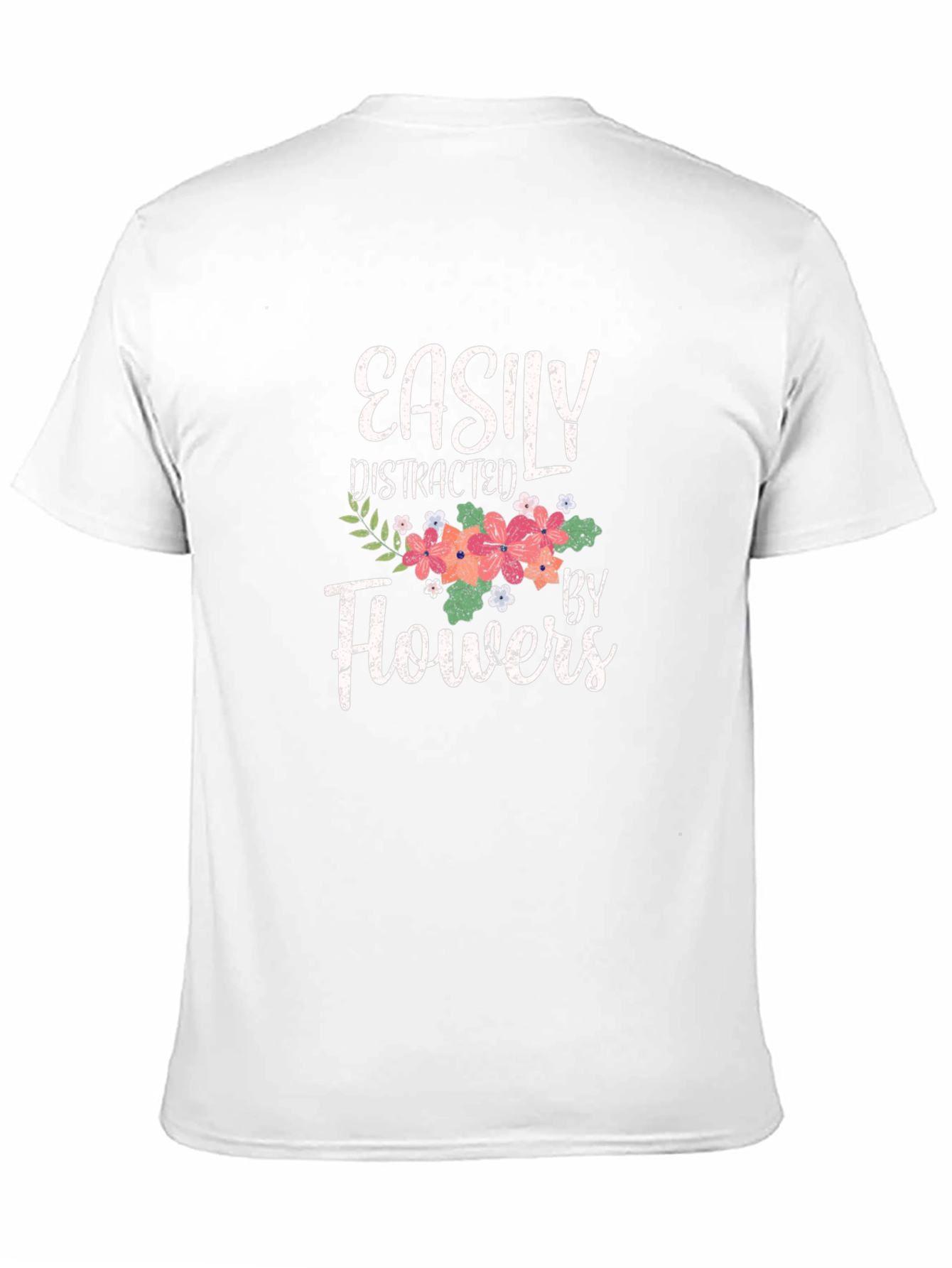 Easily Distracted By Flowers Graphic Tee