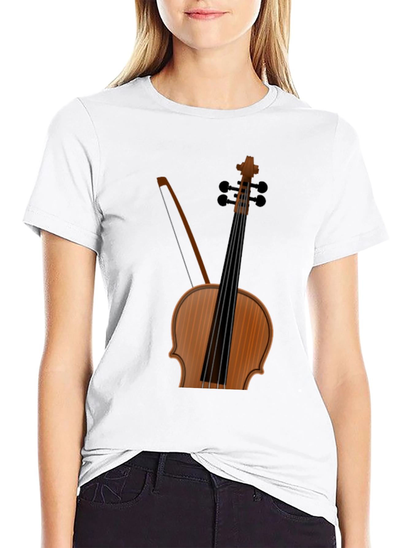 Violin Graphic Tee - Musicians Apparel