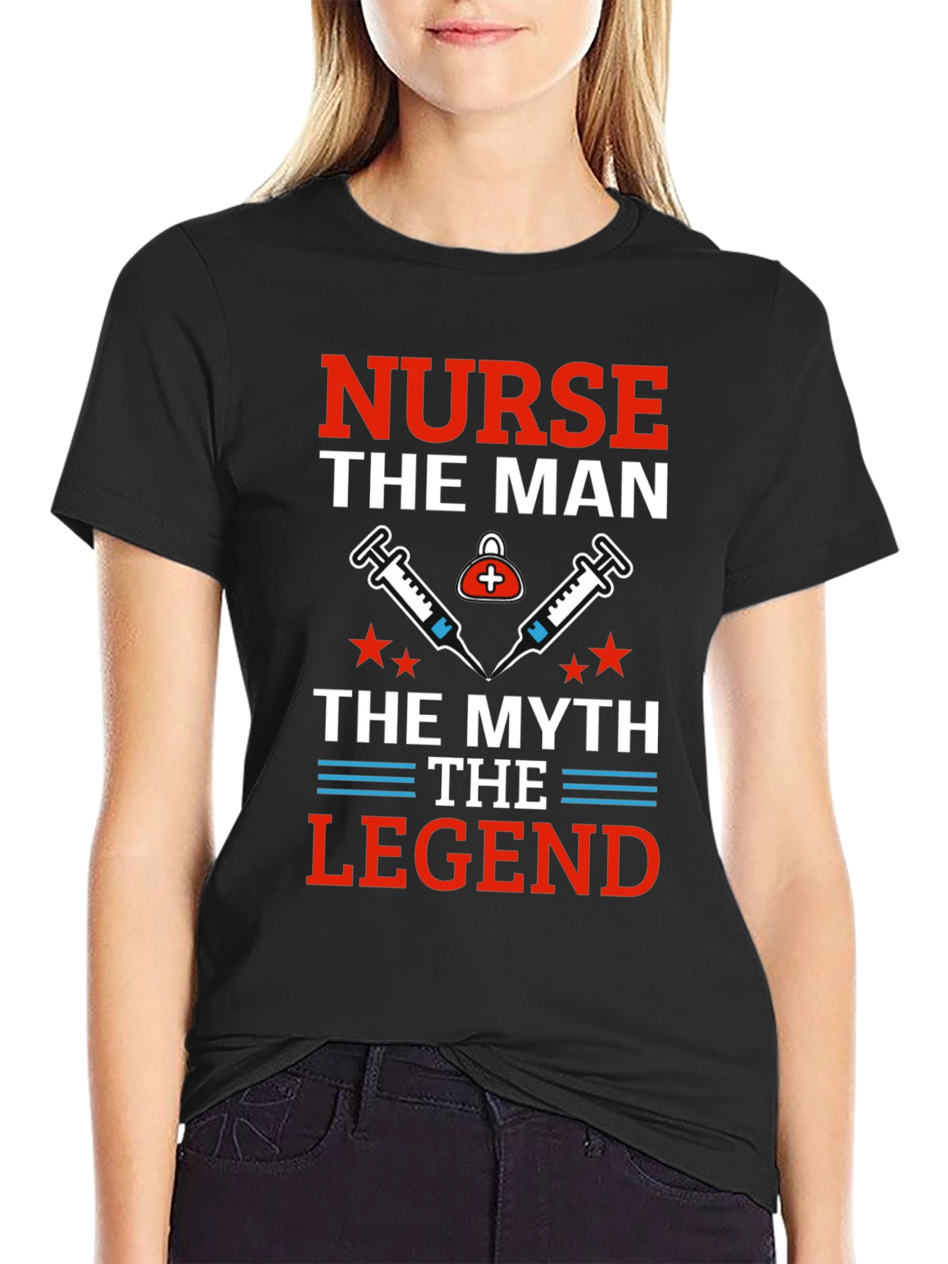 Nurse The Man Myth Legend Graphic Tee