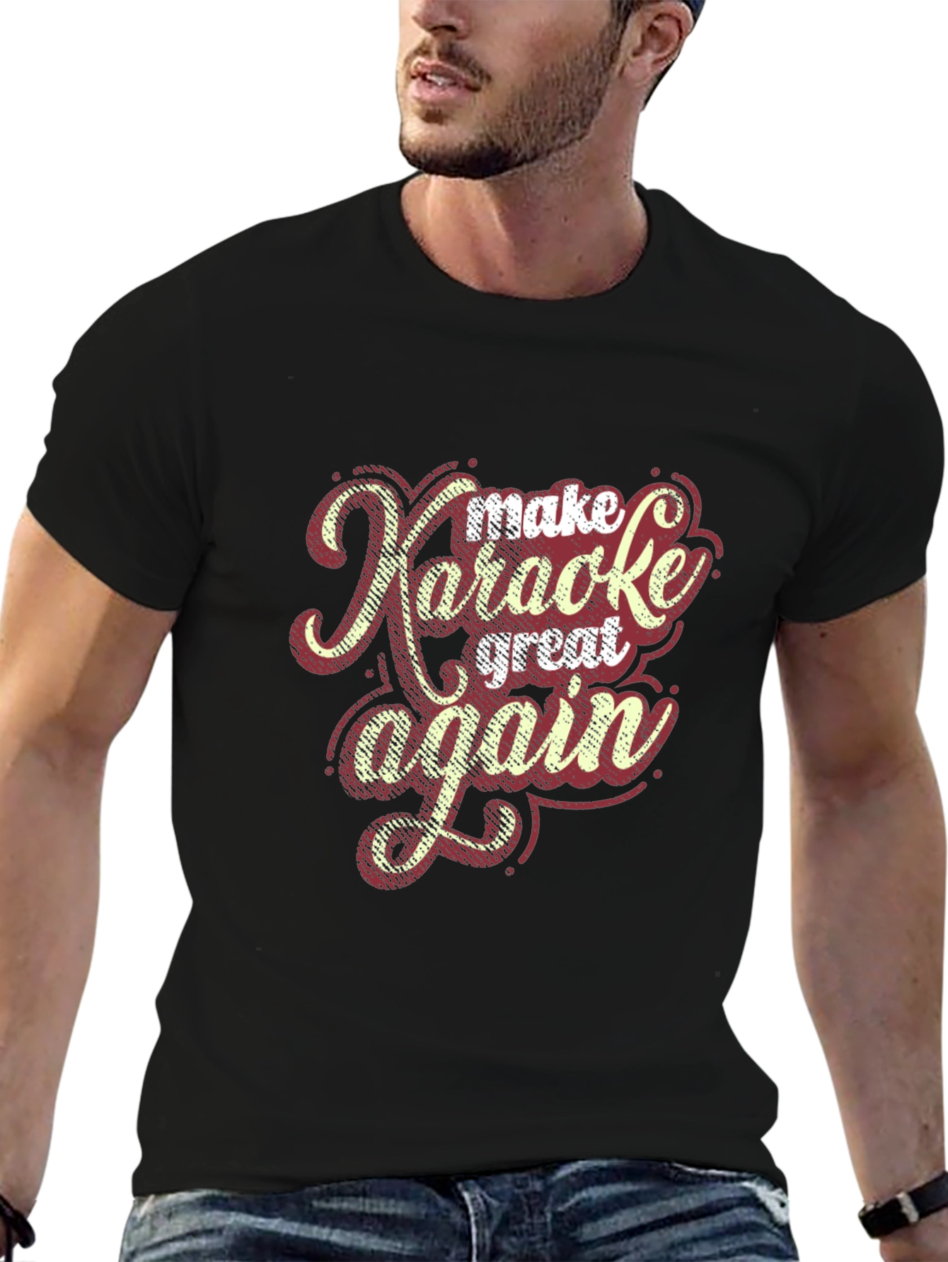 Make Karaoke Great Again T-Shirt - Black