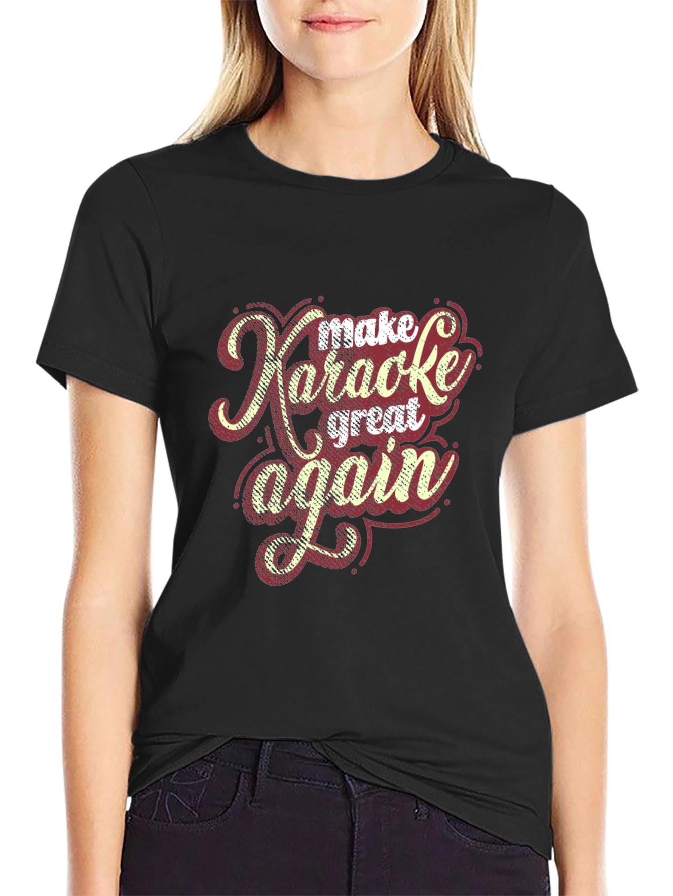 Make Karaoke Great Again T-Shirt - Black