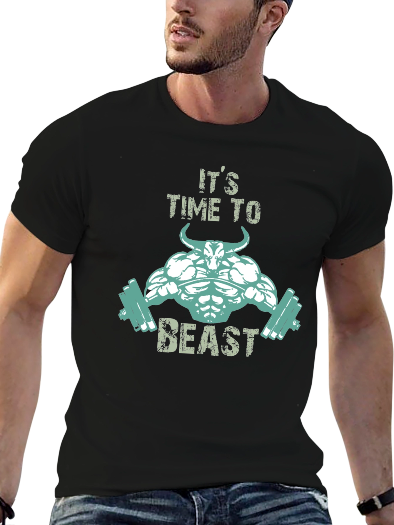 Its Time To Beast T-Shirt - Gym Motivation Tee