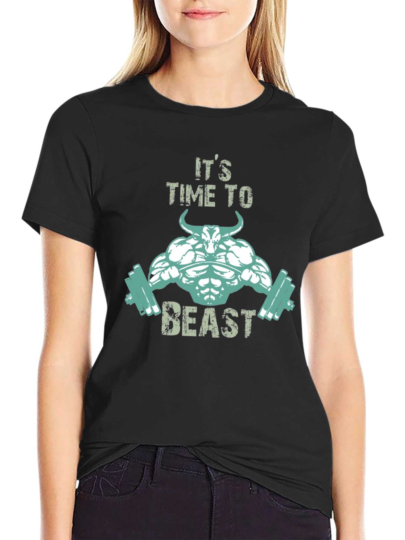 Its Time To Beast T-Shirt - Gym Motivation Tee